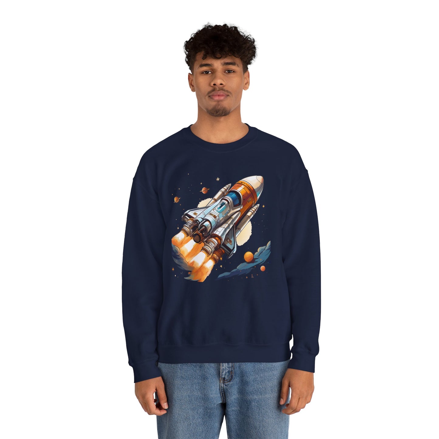 Space Shuttle Sweatshirt, Cosmic Sweatshirt, Astronaut Sweatshirt, Space Cosmic Sweatshirt