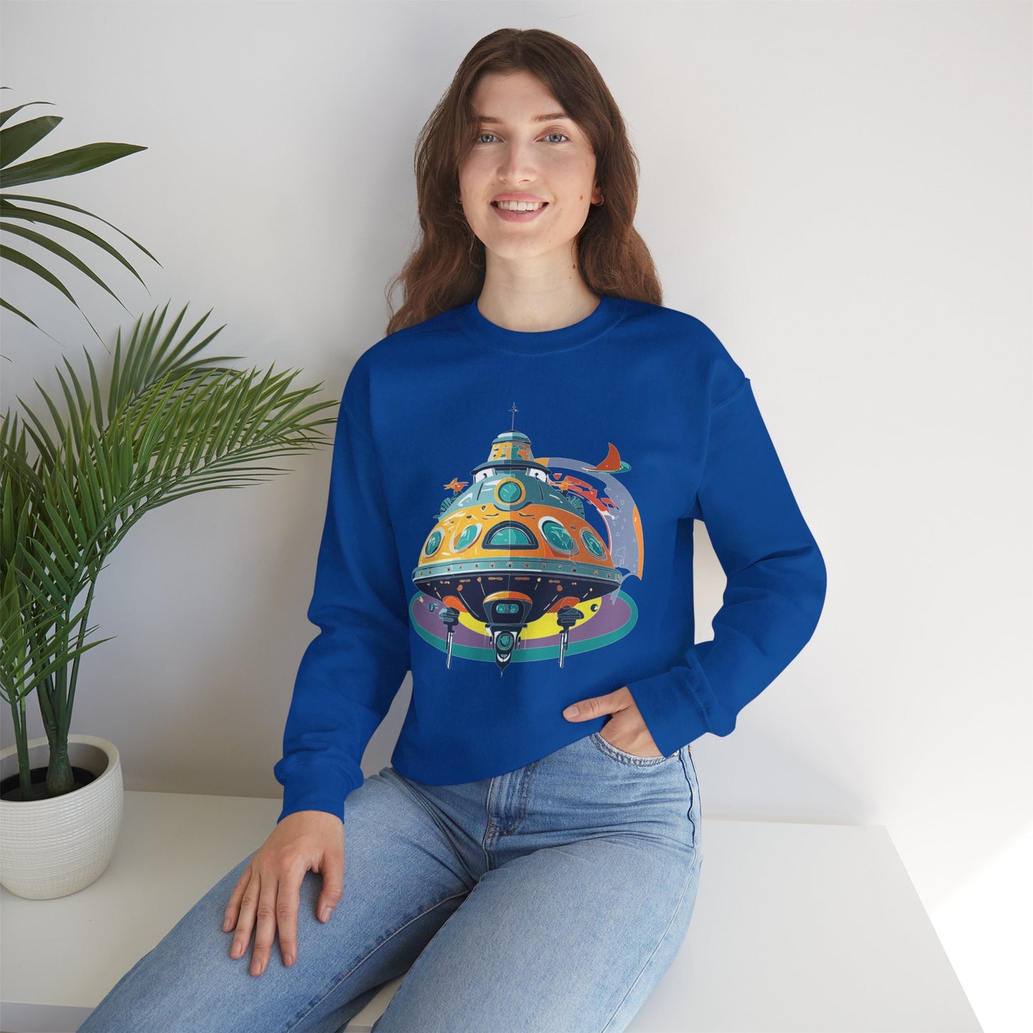 Space Shuttle Sweatshirt, Cosmic Sweatshirt, Astronaut Sweatshirt, Space Cosmic Sweatshirt