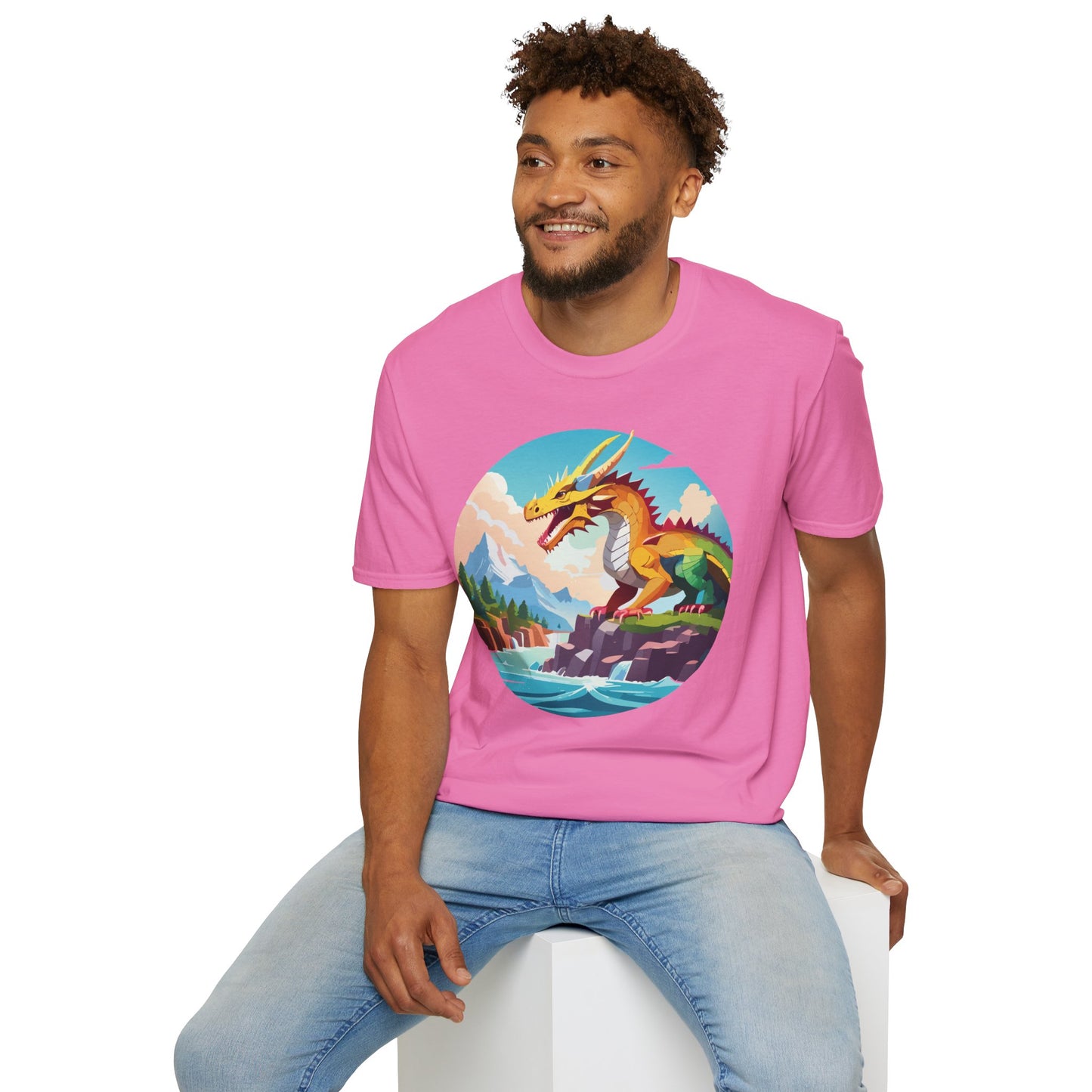 Dragon T Shirt, Dragon Shirt, Shirt with Animals, Animal Shirt