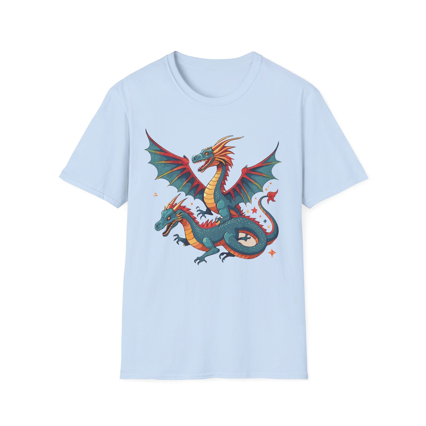 Dragon T Shirt, Dragon Shirt, Shirt with Animals, Animal Shirt