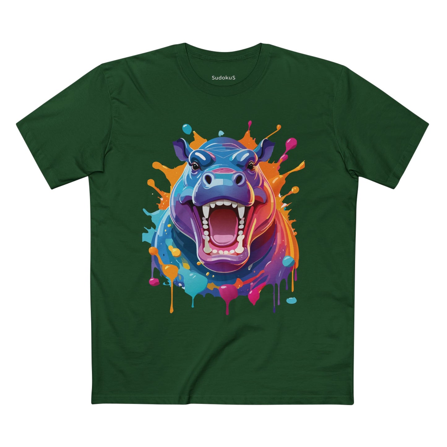 Animal Shirt, Hippo Shirt - SudokuS