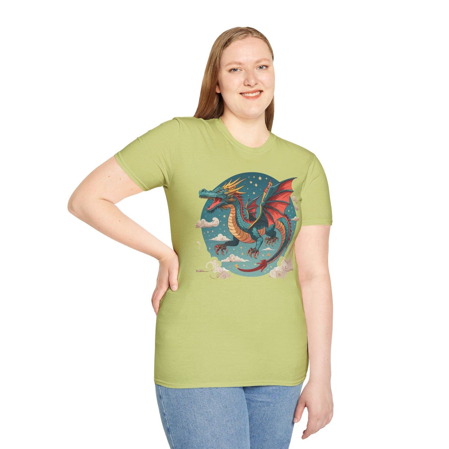 Dragon T Shirt, Dragon Shirt, Shirt with Animals, Animal Shirt