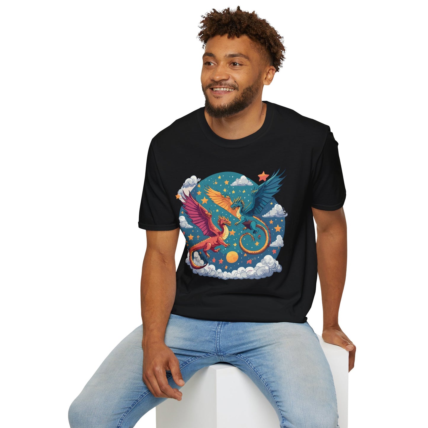 Dragon T Shirt, Dragon Shirt, Shirt with Animals, Animal Shirt