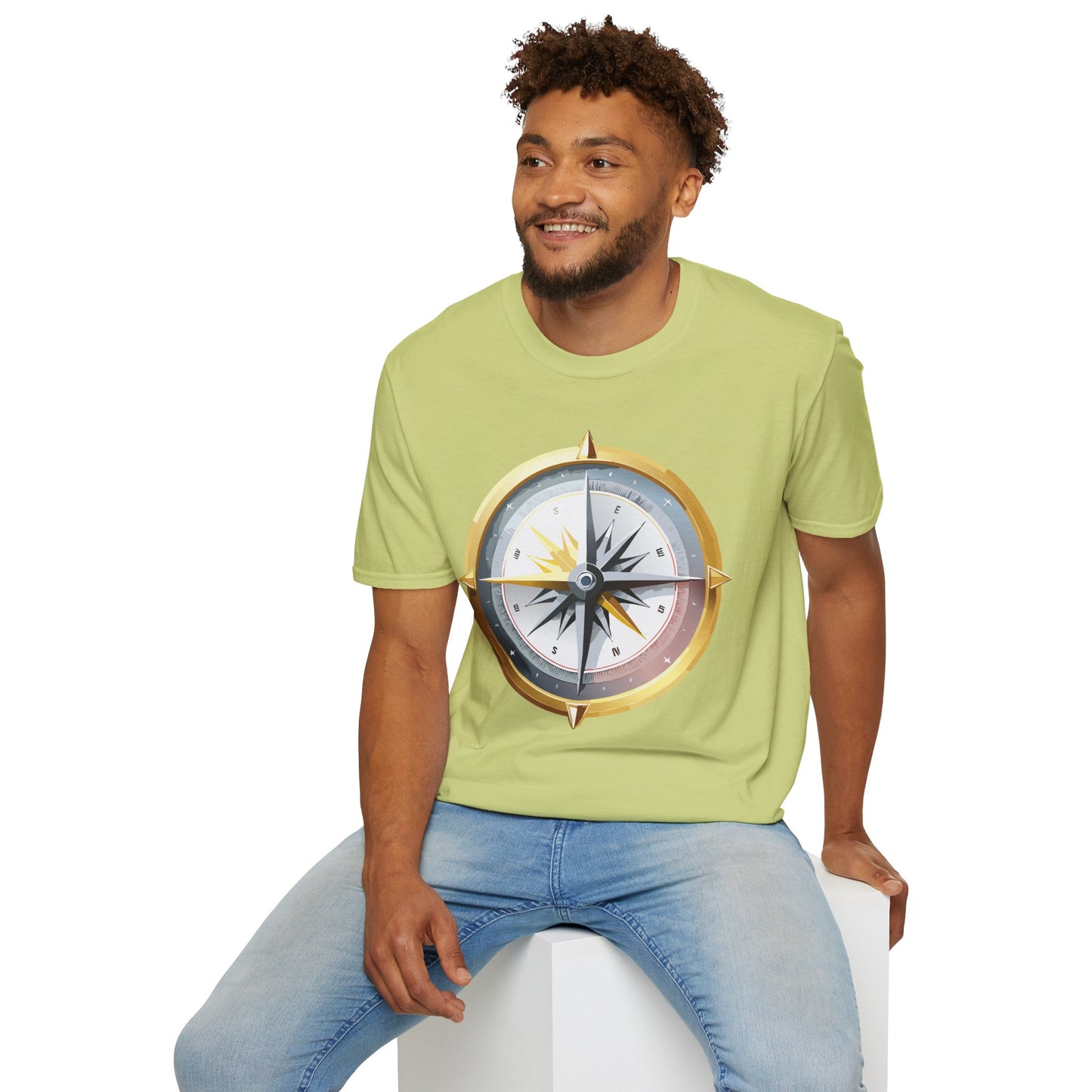 Compass T Shirt, Compass Shirt, Shirt with Compass, Navigator Shirt