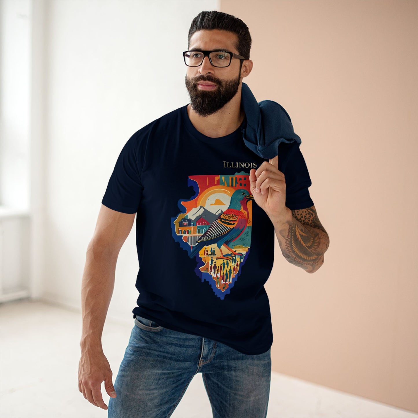 US State Shirts, Illinois Shirt