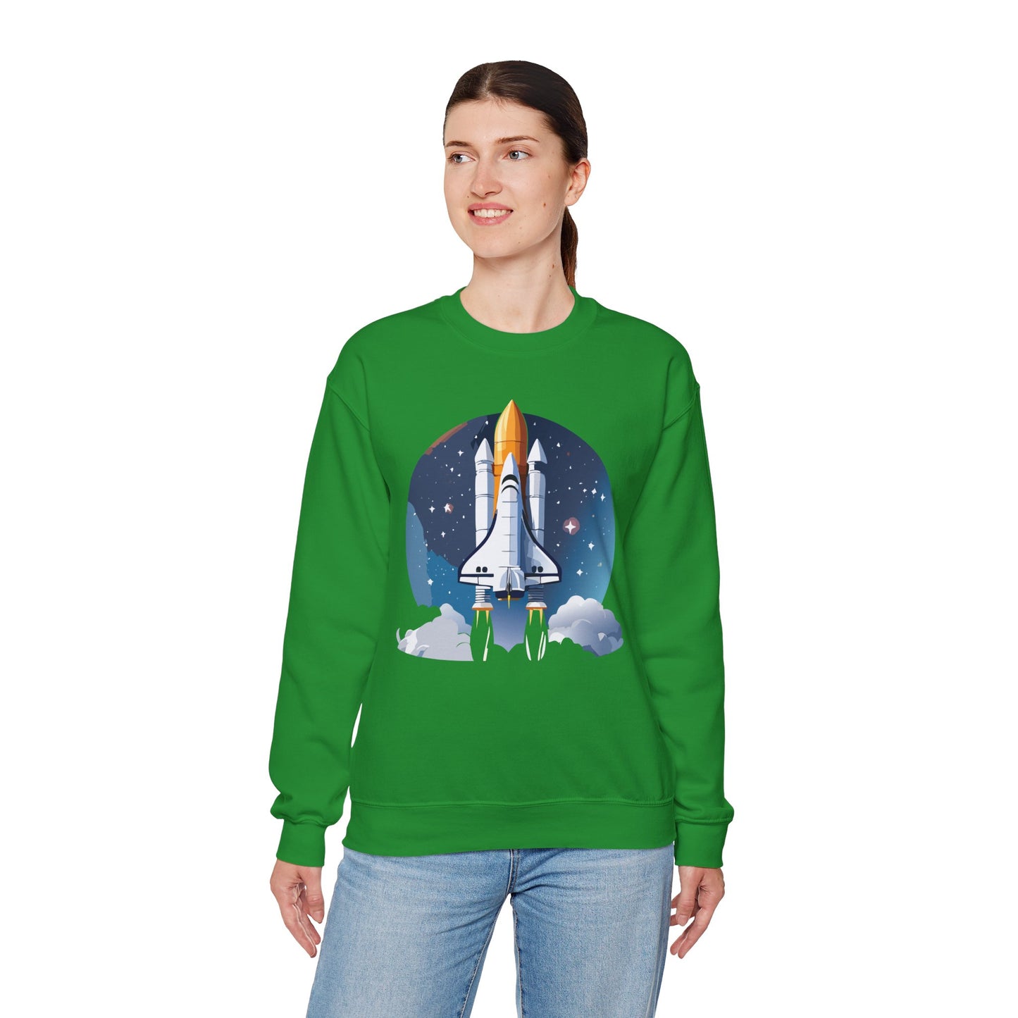 Space Shuttle Sweatshirt, Cosmic Sweatshirt, Astronaut Sweatshirt, Space Cosmic Sweatshirt