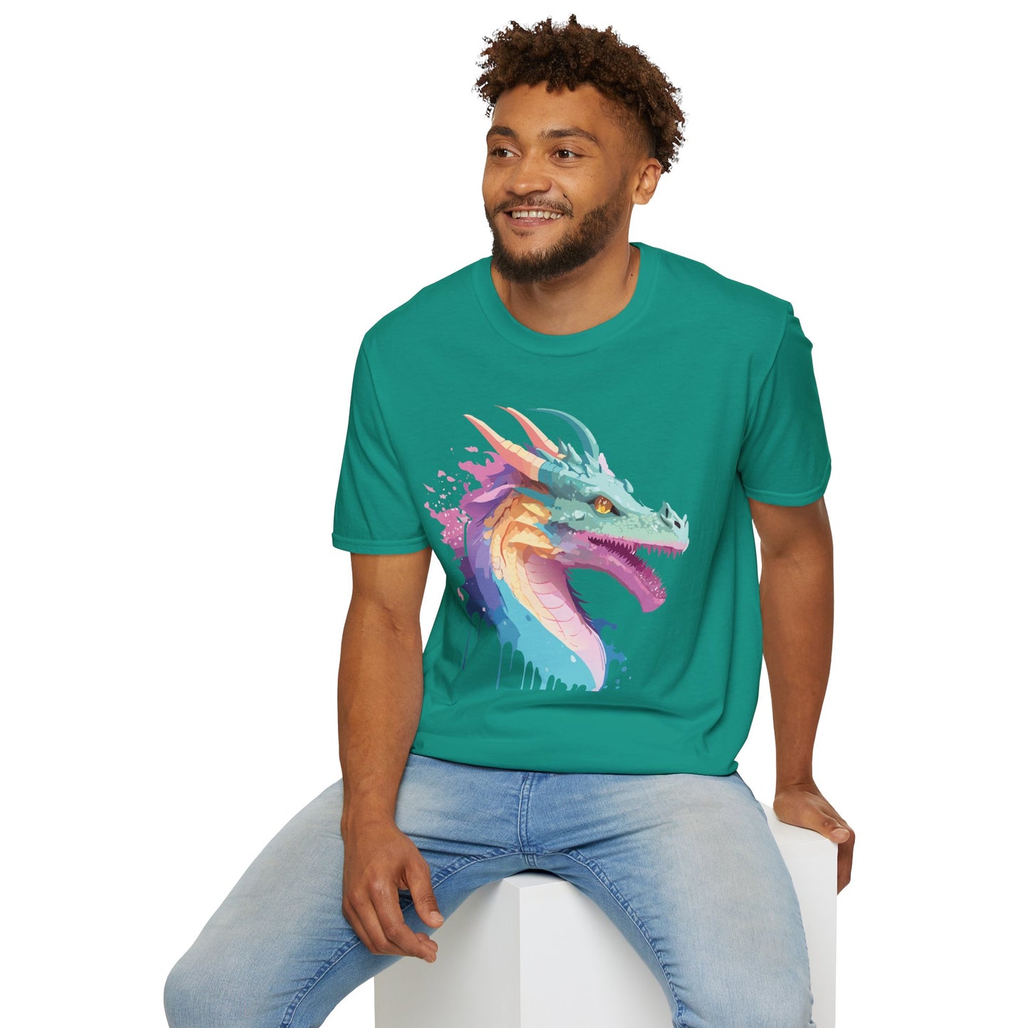 Dragon T Shirt, Dragon Shirt, Shirt with Animals, Animal Shirt