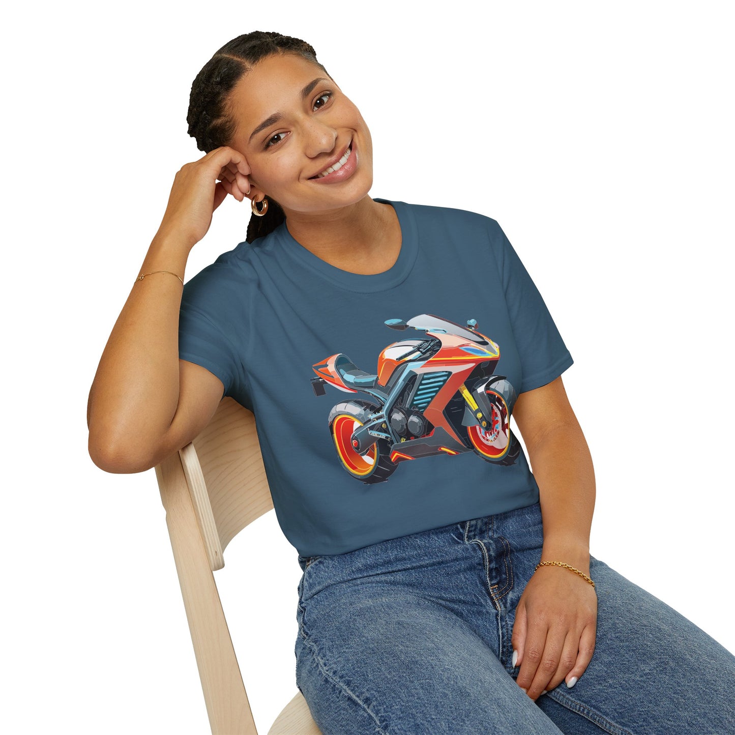 Bike T Shirt, Moto Shirt, Shirt with Motorcycle, MTB T Shirts