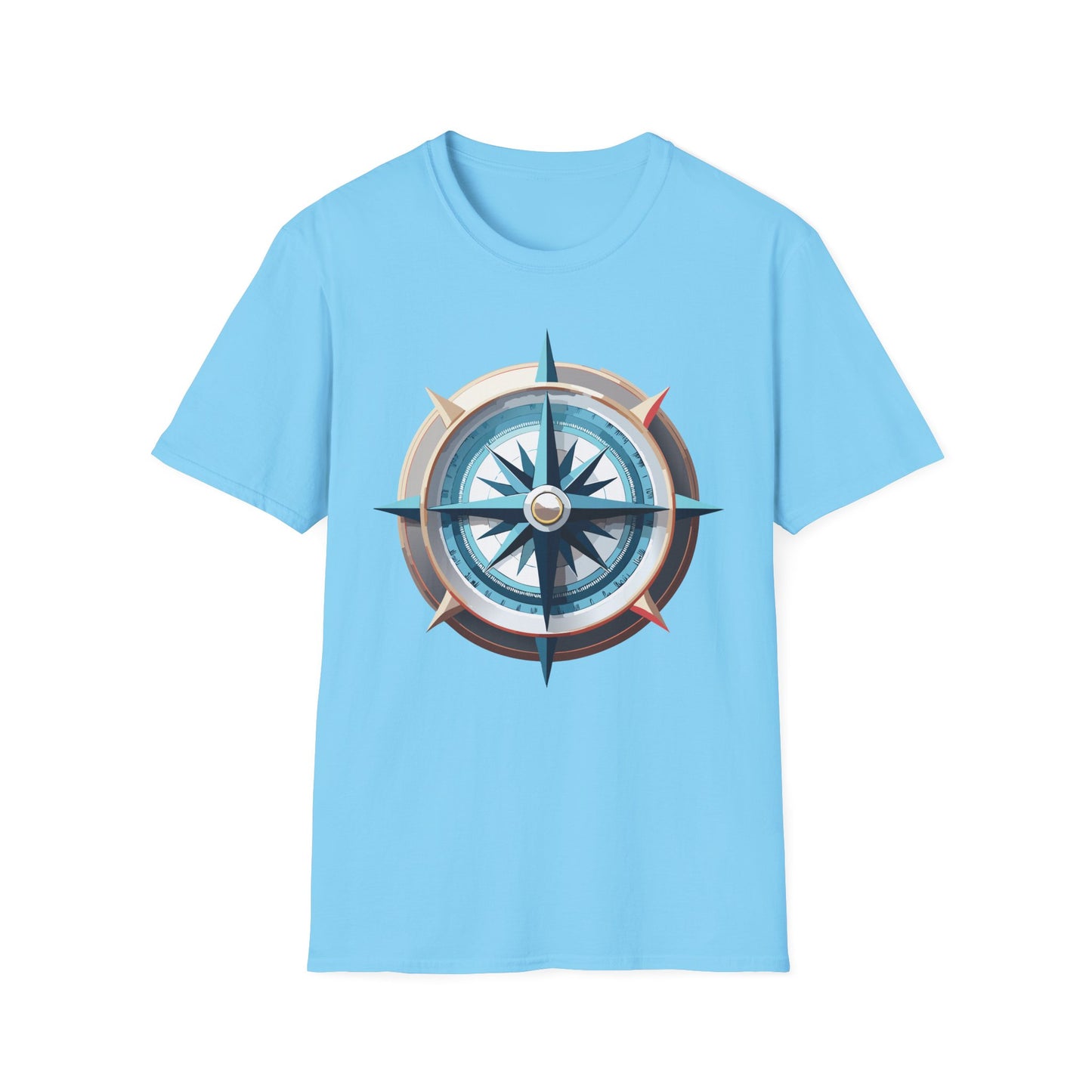 Compass T Shirt, Compass Shirt, Shirt with Compass, Navigator Shirt