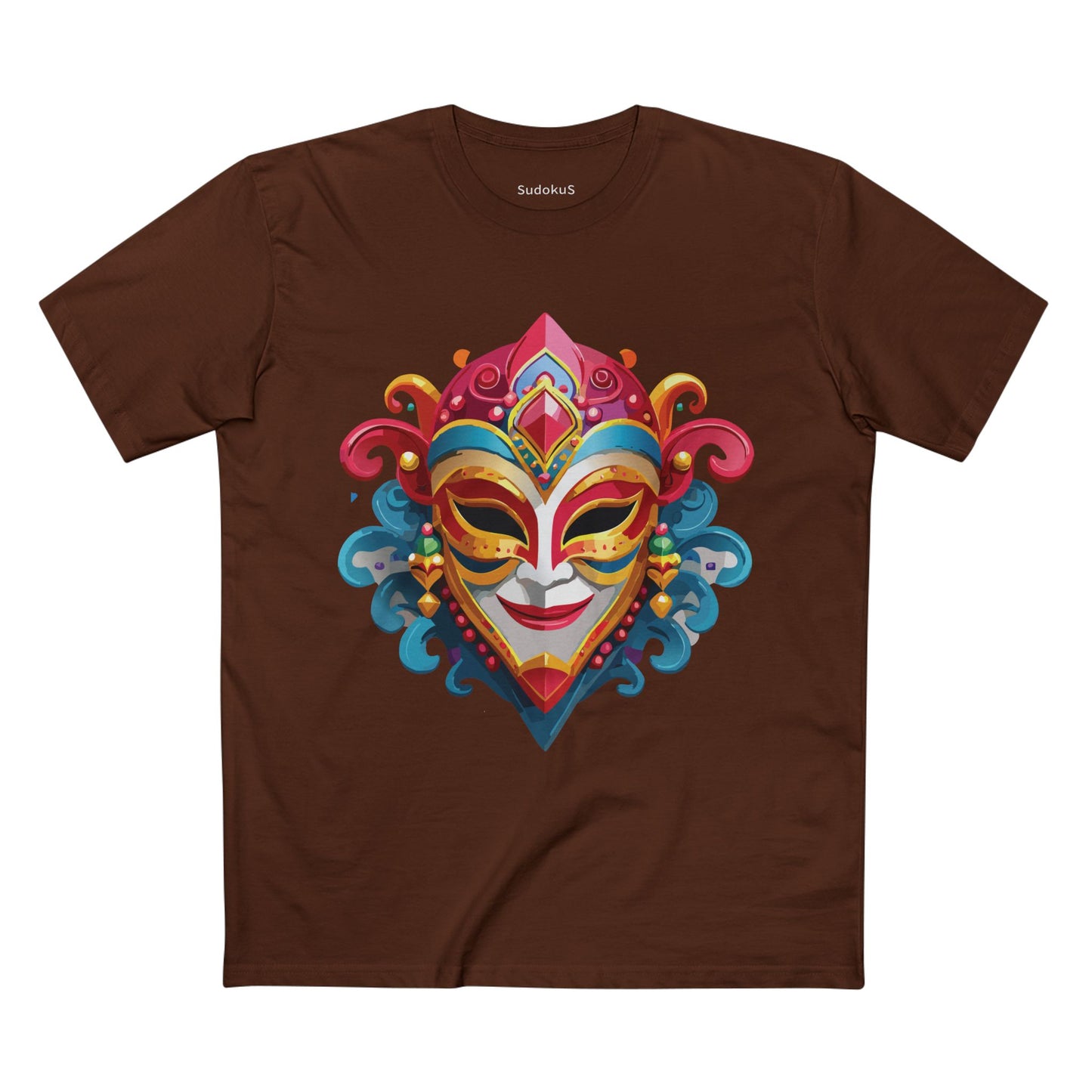 Mask Shirt, Shirt with Face - SudokuS