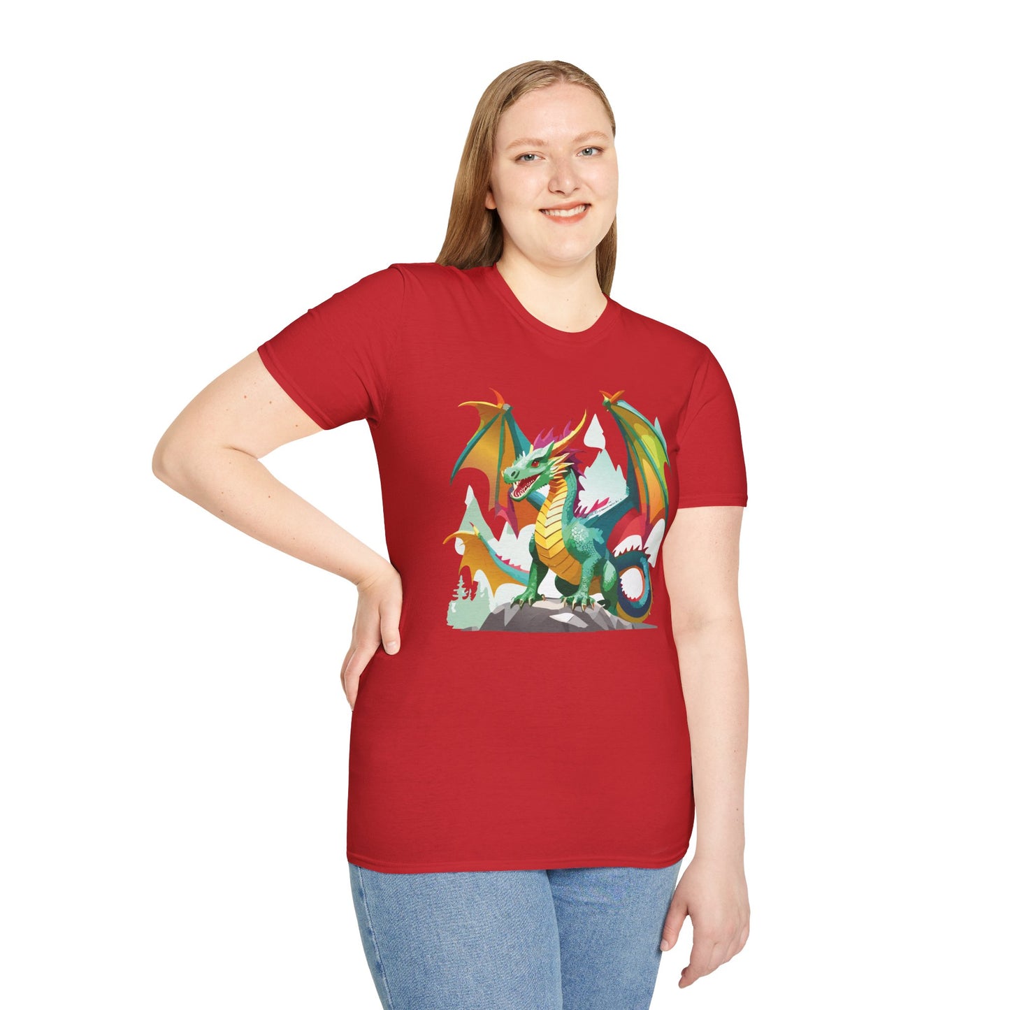 Dragon T Shirt, Dragon Shirt, Shirt with Animals, Animal Shirt