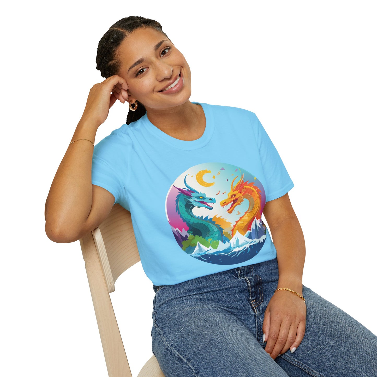 Dragon T Shirt, Dragon Shirt, Shirt with Animals, Animal Shirt