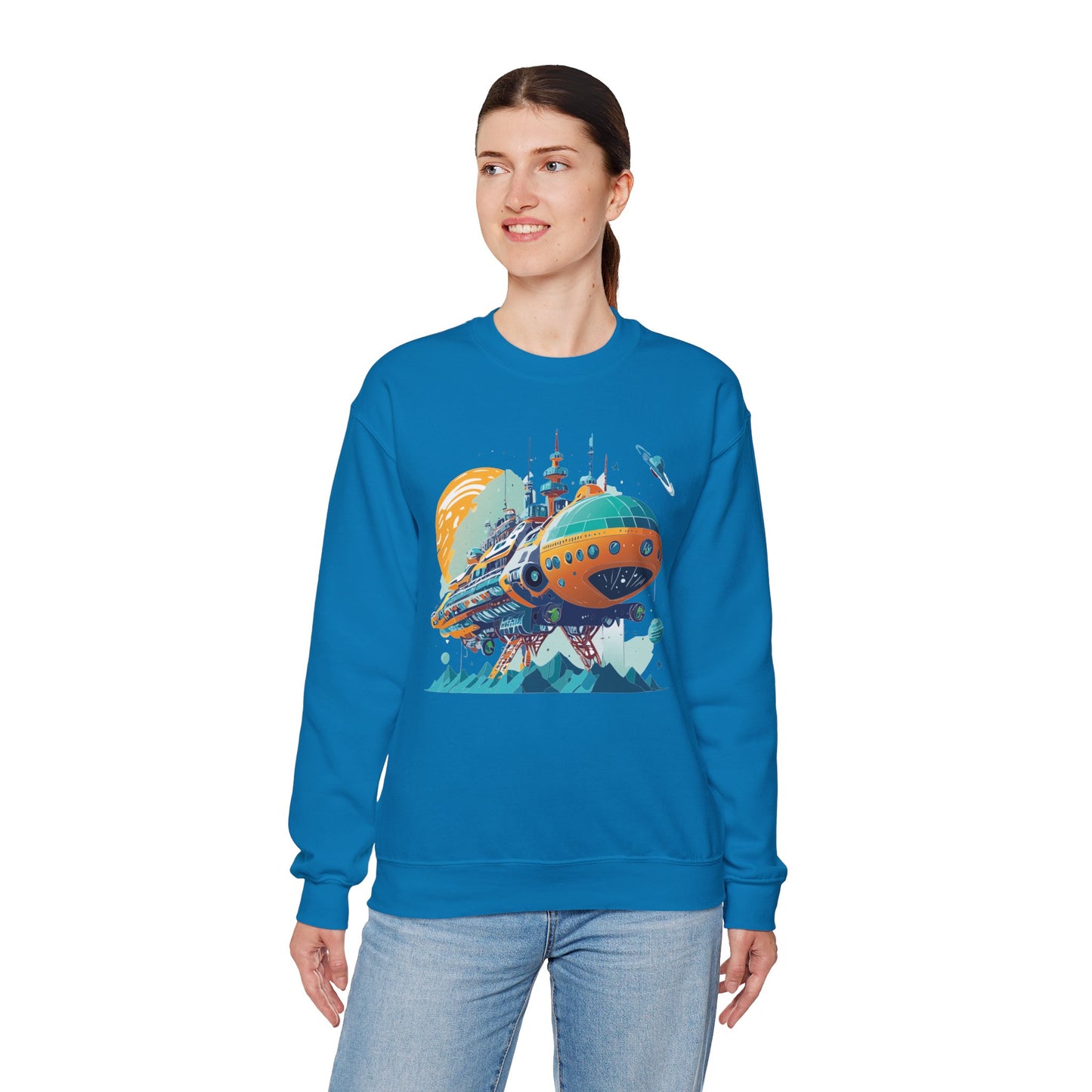 Space Shuttle Sweatshirt, Cosmic Sweatshirt, Astronaut Sweatshirt, Space Cosmic Sweatshirt