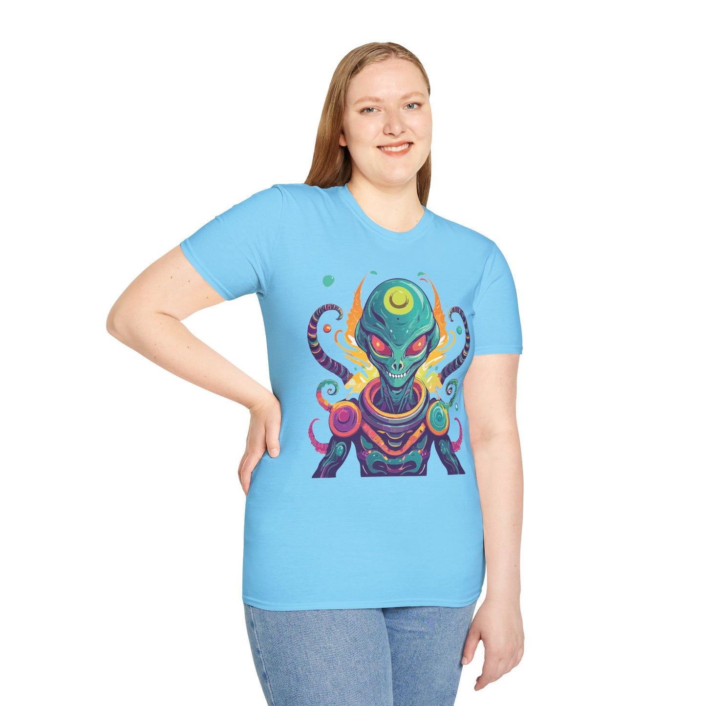 Alien T Shirt, Cosmos Shirt, Shirt with Aliens, Cosmo Shirts