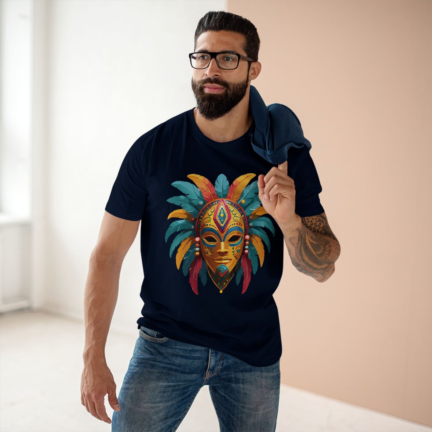 Mask Shirt, Shirt with Face - SudokuS