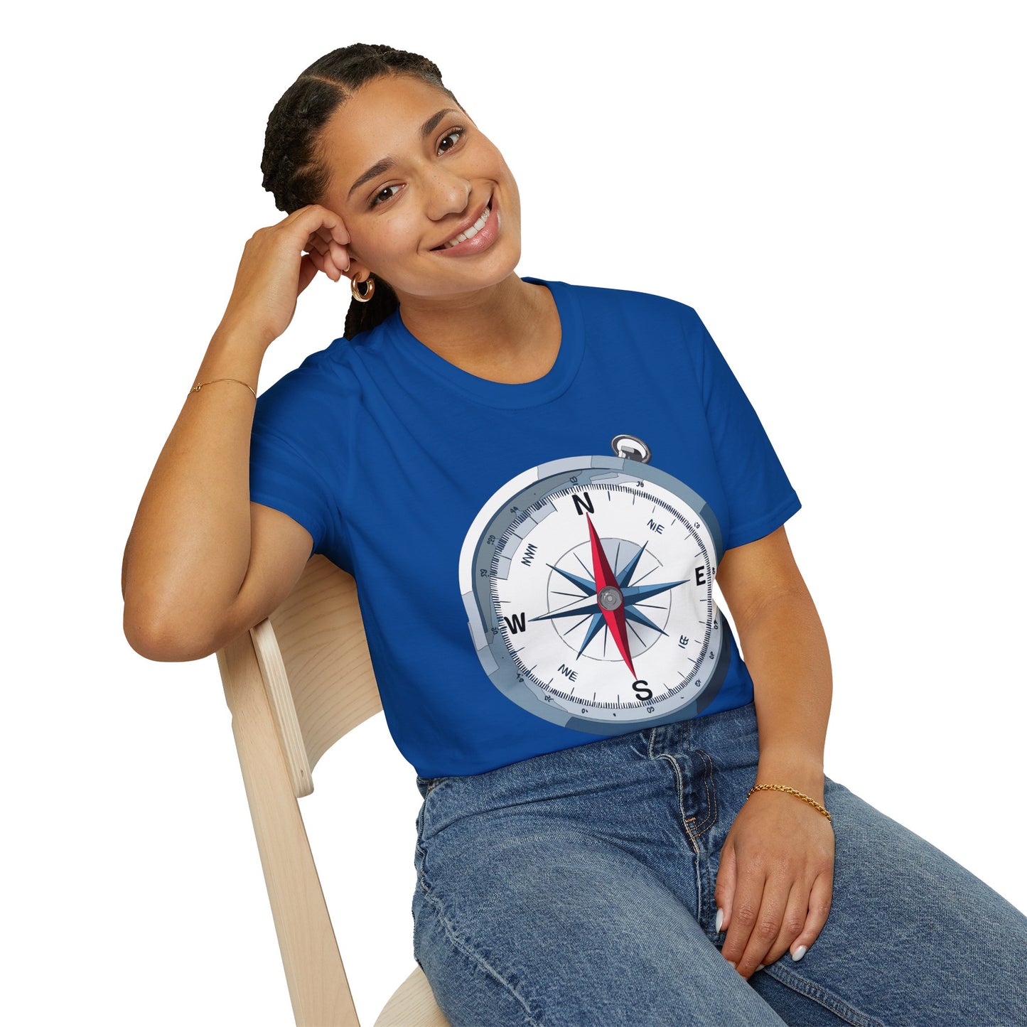 Compass T Shirt, Compass Shirt, Shirt with Compass, Navigator Shirt