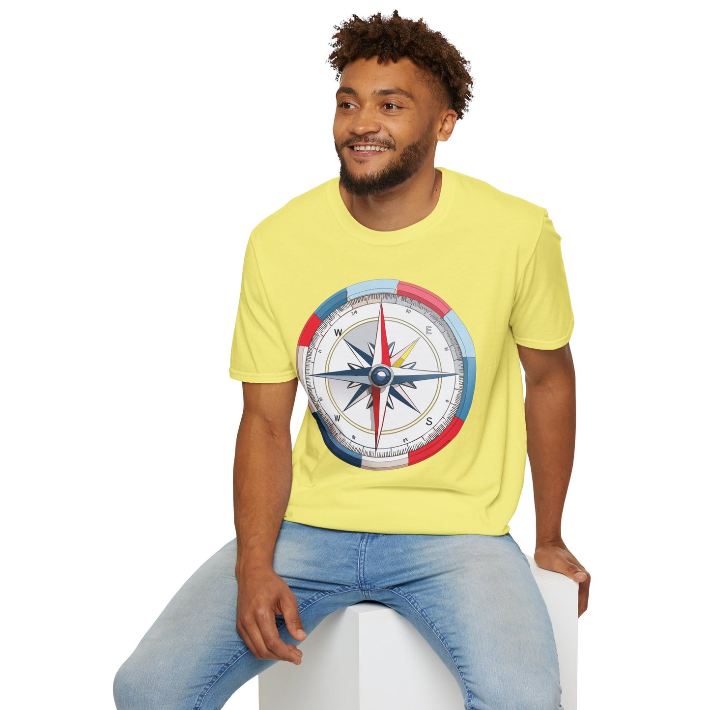 Compass T Shirt, Compass Shirt, Shirt with Compass, Navigator Shirt