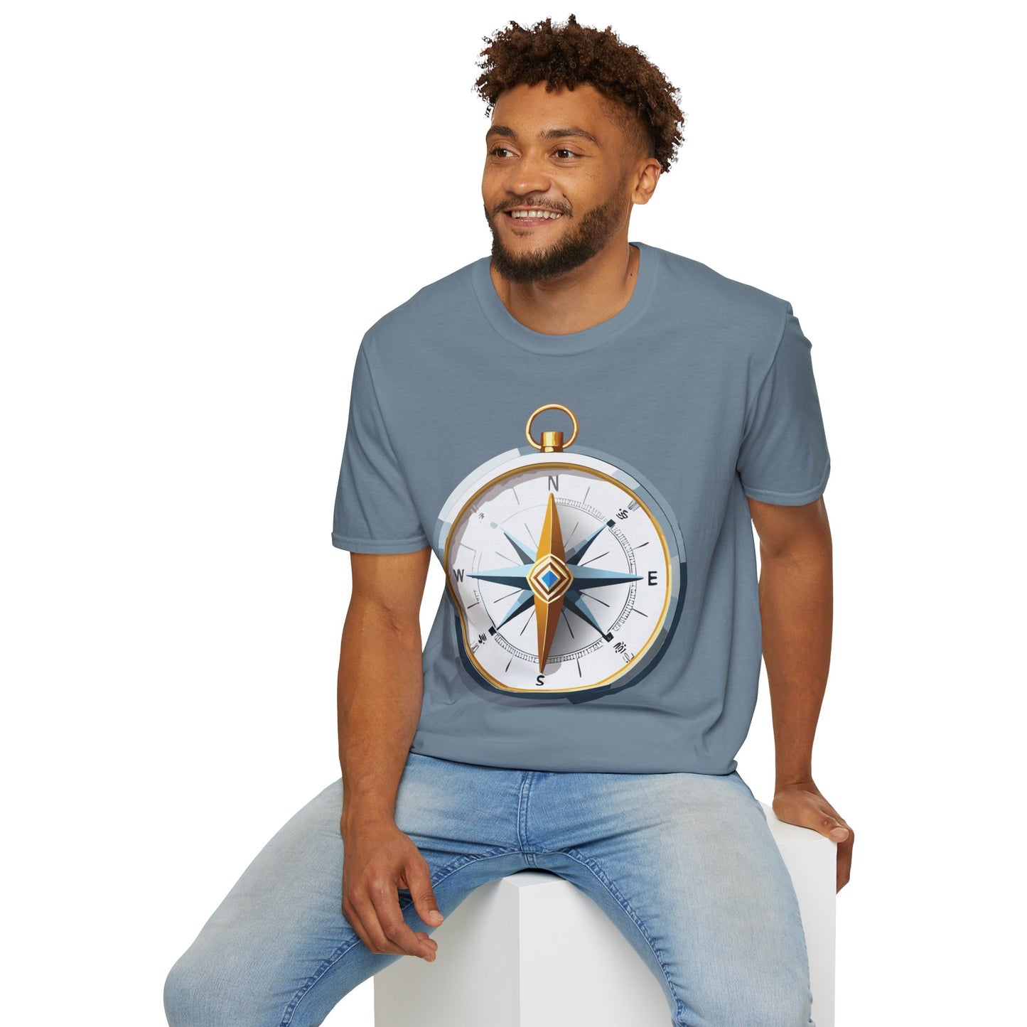 Compass T Shirt, Compass Shirt, Shirt with Compass, Navigator Shirt