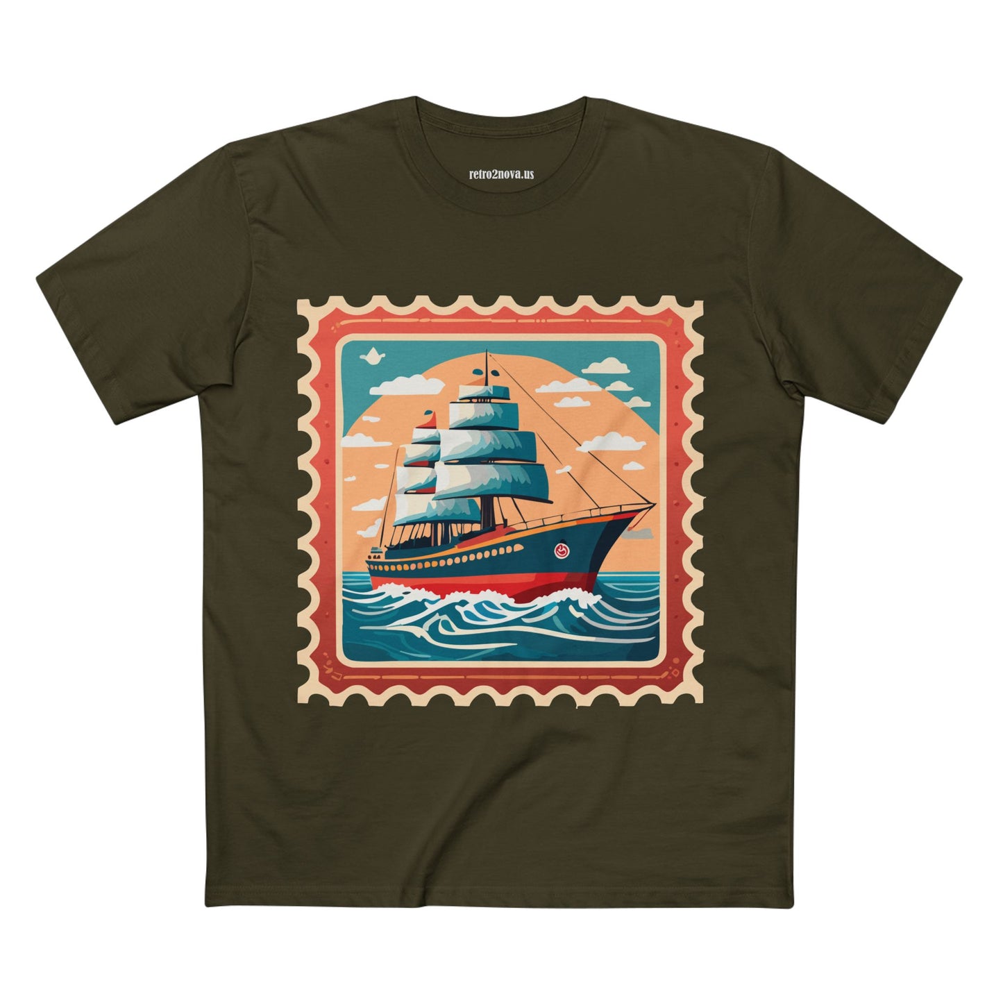 Stamp Shirt, Postage Stamp Shirt