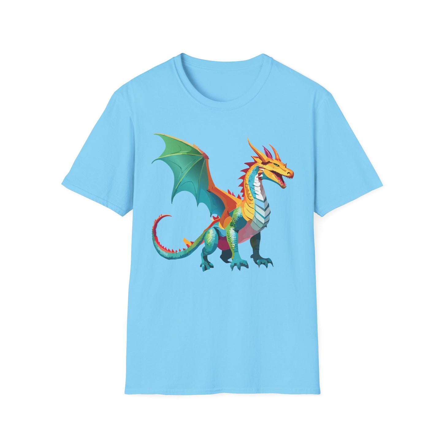 Dragon T Shirt, Dragon Shirt, Shirt with Animals, Animal Shirt
