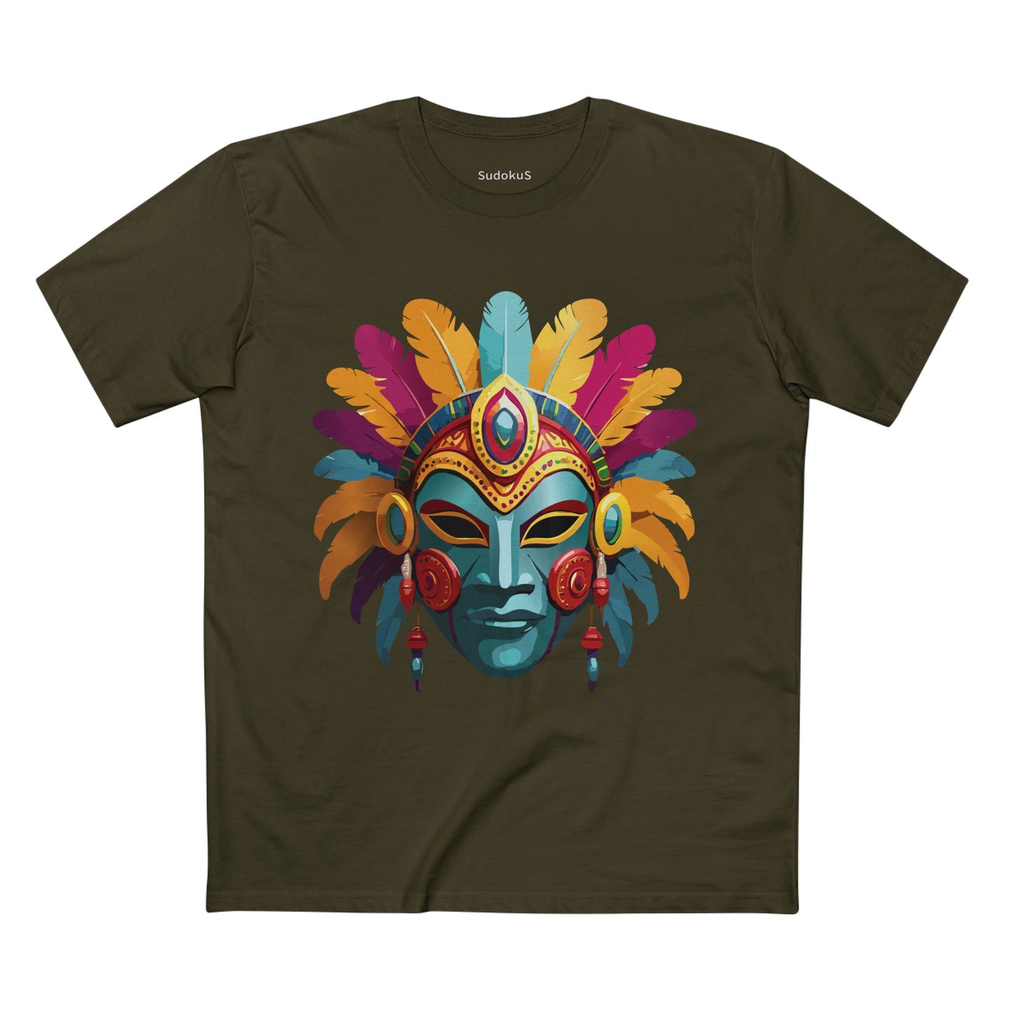 Mask Shirt, Shirt with Face - SudokuS