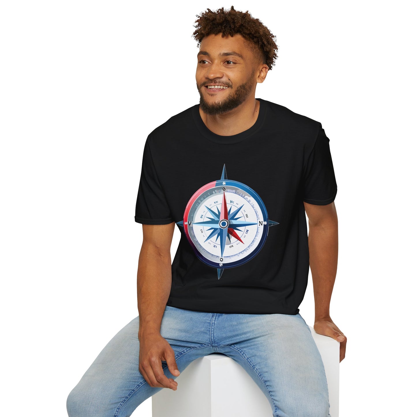 Compass T Shirt, Compass Shirt, Shirt with Compass, Navigator Shirt