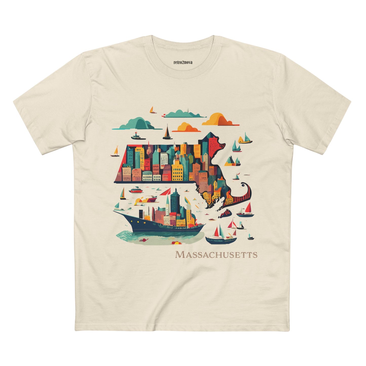 US State Shirts, Massachusetts Shirt
