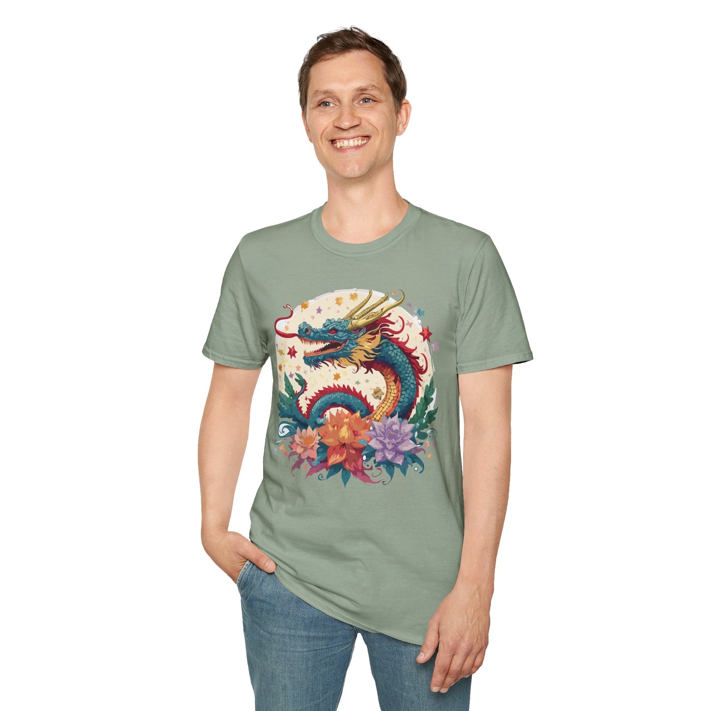 Dragon T Shirt, Dragon Shirt, Shirt with Animals, Animal Shirt