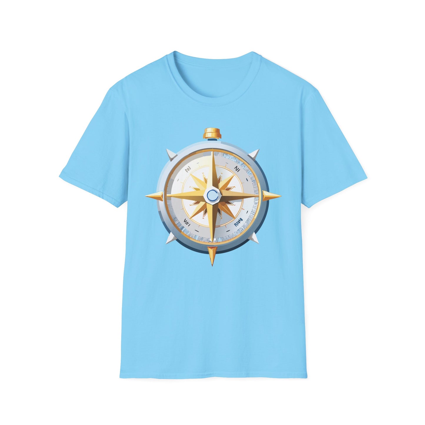 Compass T Shirt, Compass Shirt, Shirt with Compass, Navigator Shirt