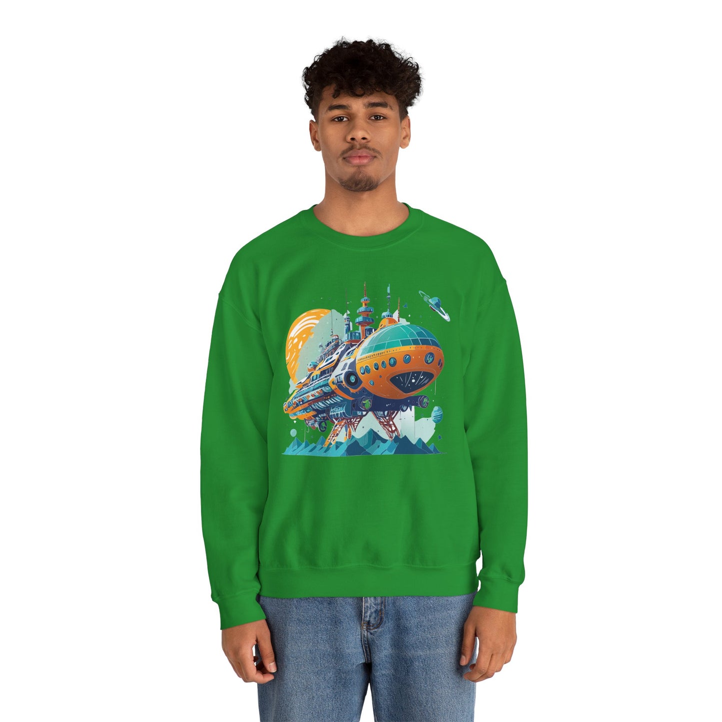 Space Shuttle Sweatshirt, Cosmic Sweatshirt, Astronaut Sweatshirt, Space Cosmic Sweatshirt