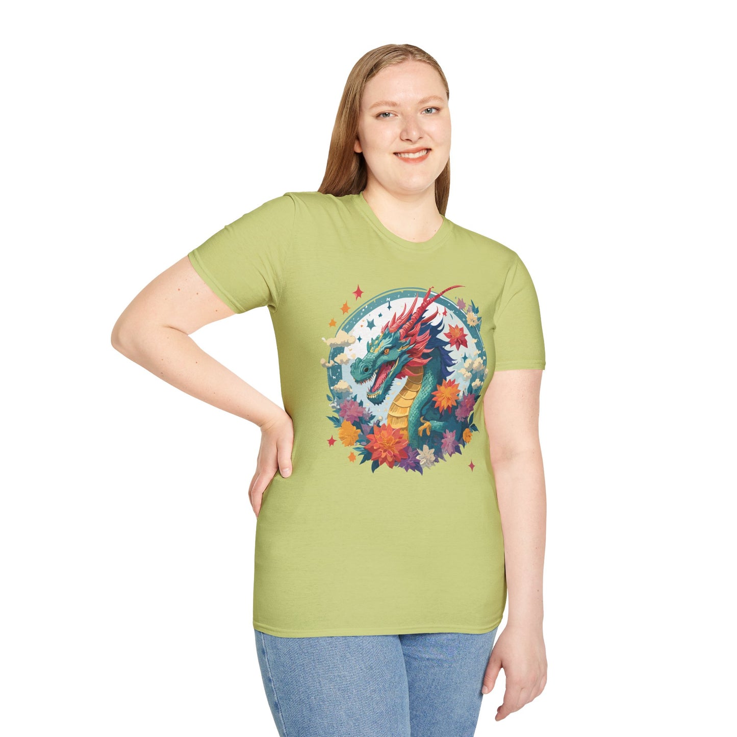 Dragon T Shirt, Dragon Shirt, Shirt with Animals, Animal Shirt