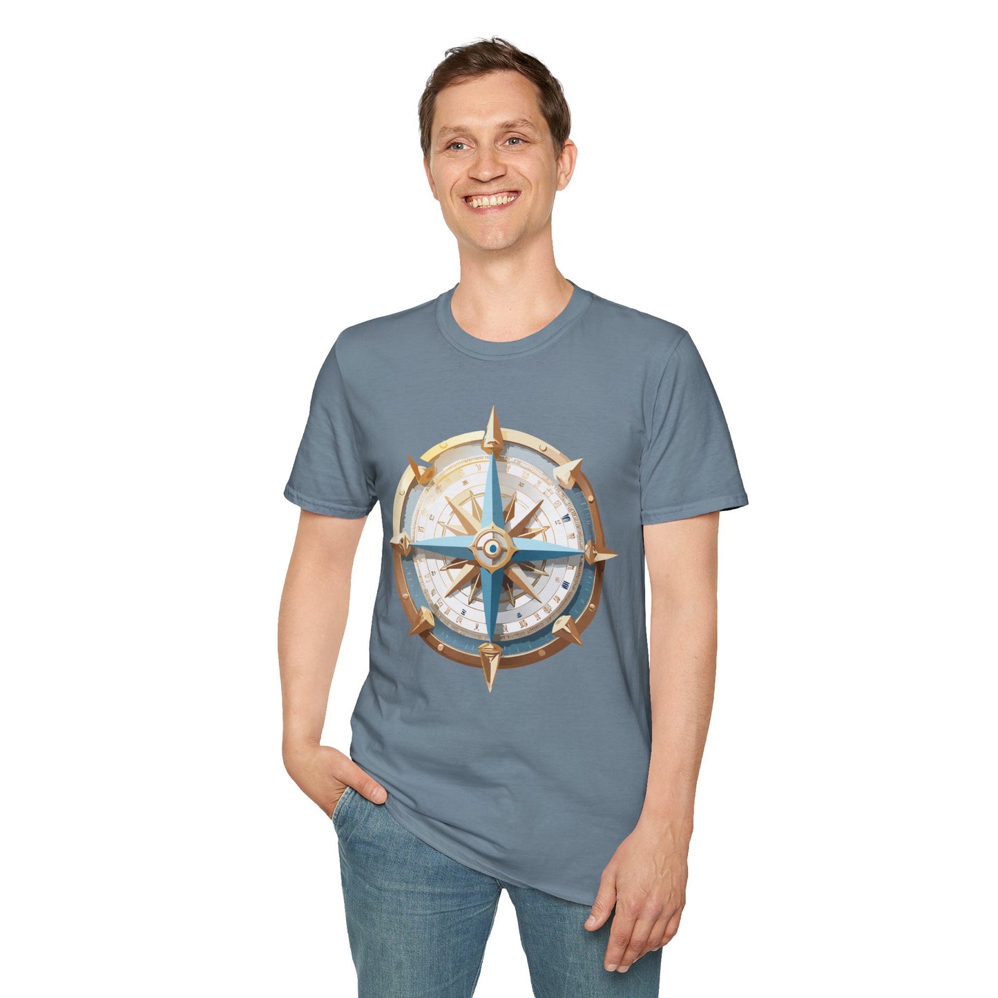 Compass T Shirt, Compass Shirt, Shirt with Compass, Navigator Shirt