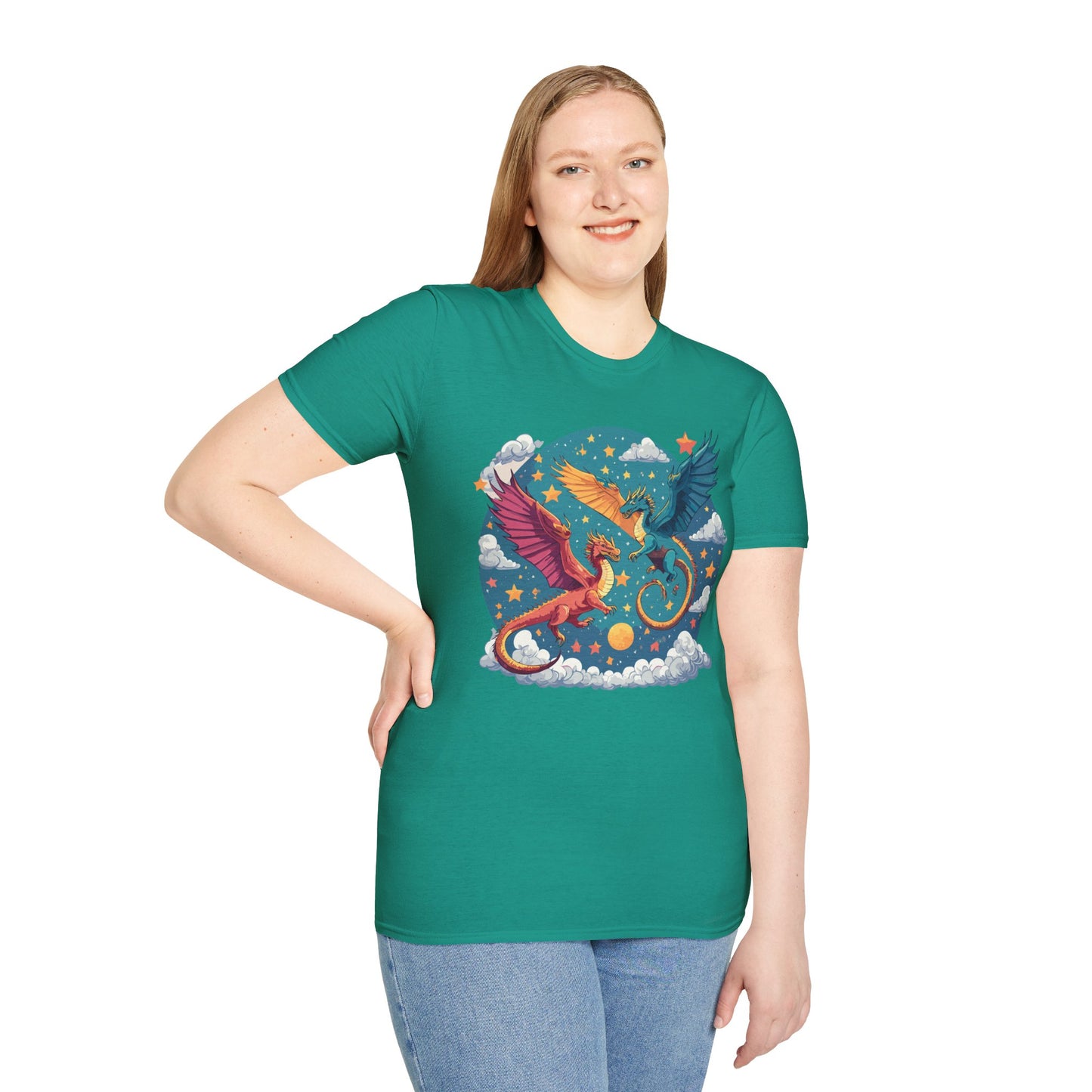 Dragon T Shirt, Dragon Shirt, Shirt with Animals, Animal Shirt