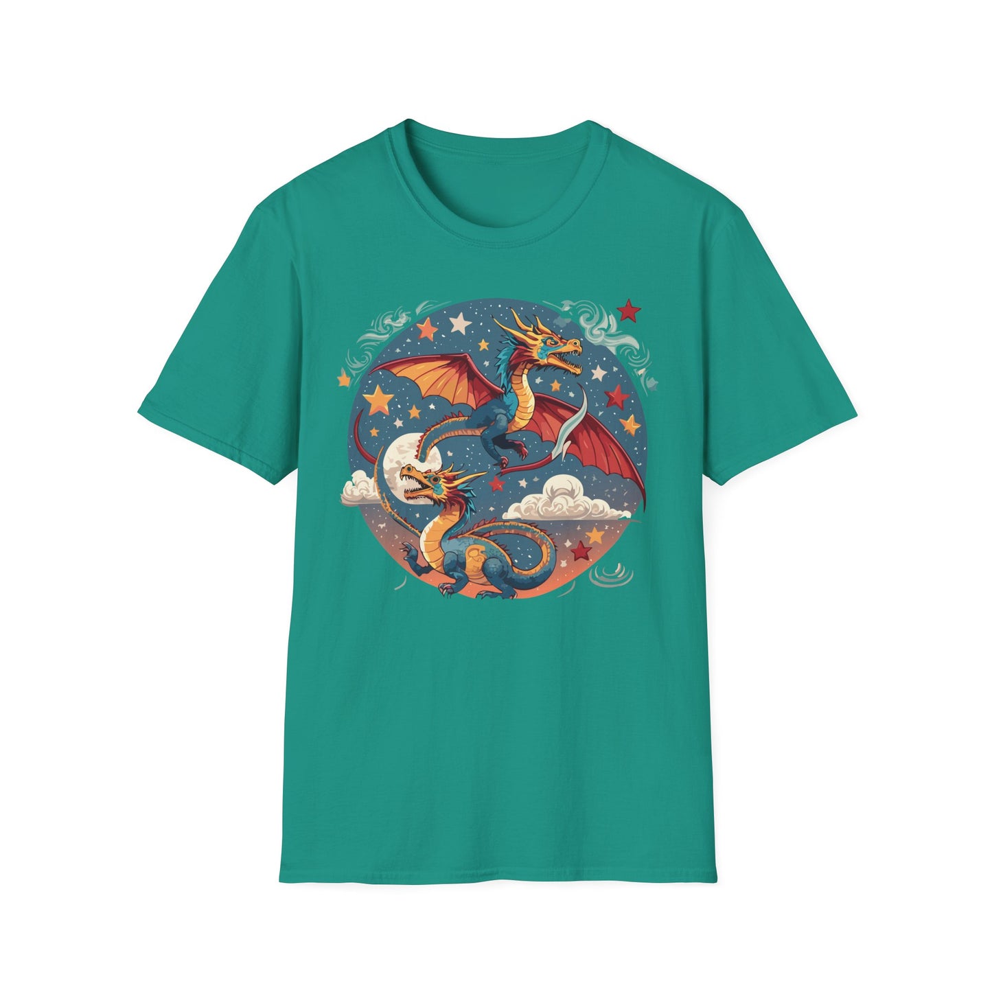 Dragon T Shirt, Dragon Shirt, Shirt with Animals, Animal Shirt