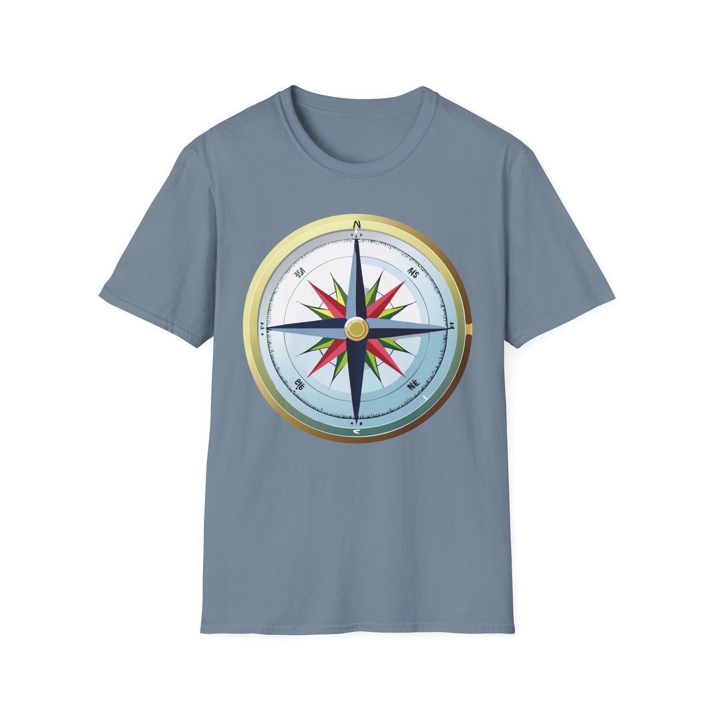 Compass T Shirt, Compass Shirt, Shirt with Compass, Navigator Shirt