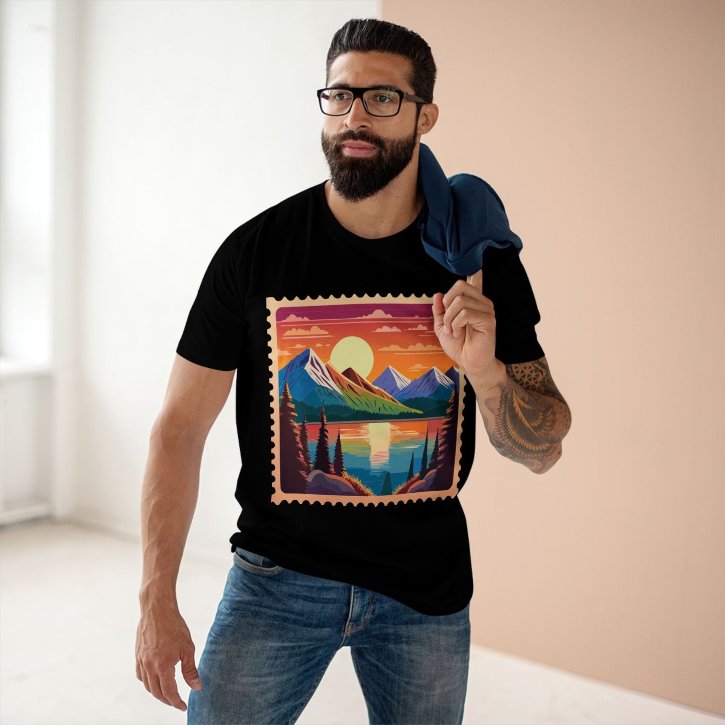 Stamp Shirt, Postage Stamp Shirt