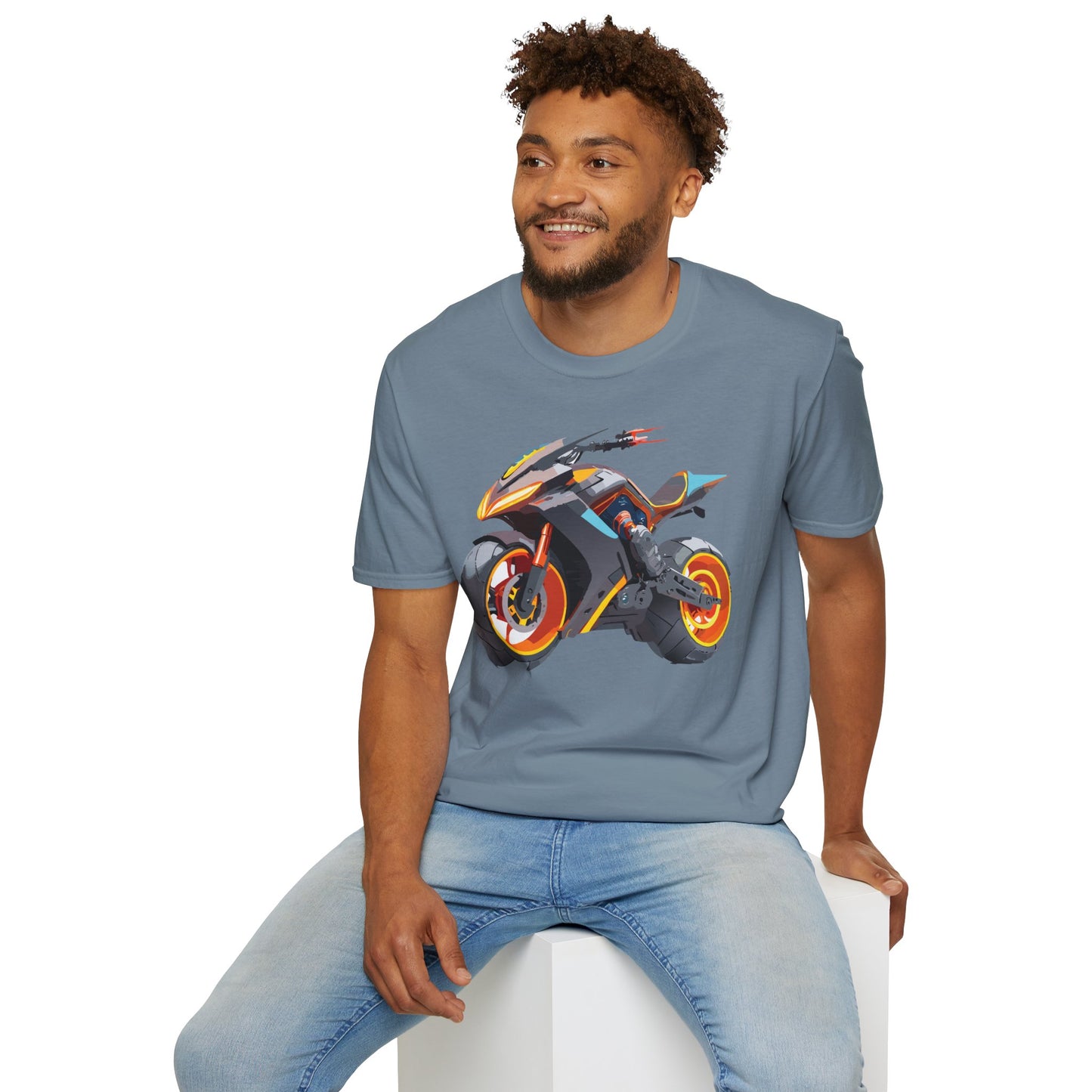 Bike T Shirt, Moto Shirt, Shirt with Motorcycle, MTB T Shirts