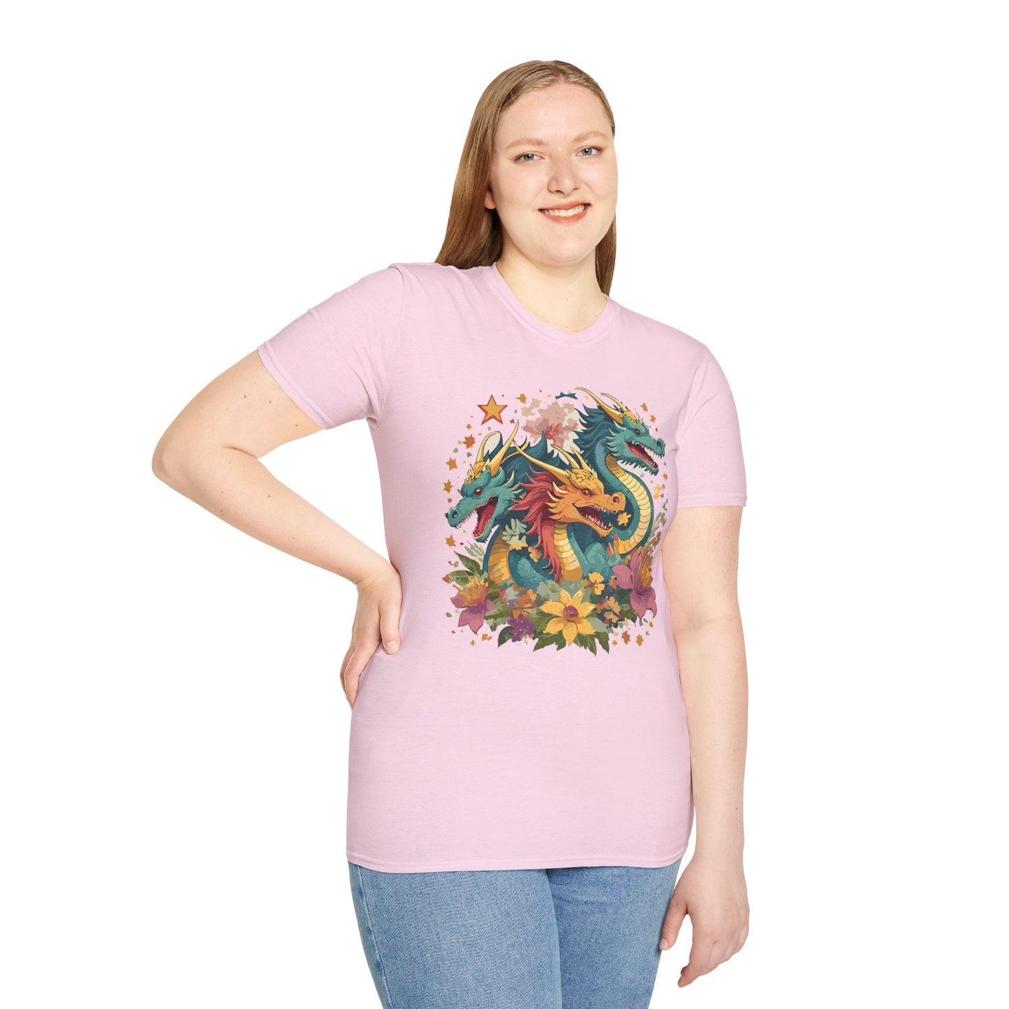 Dragon T Shirt, Dragon Shirt, Shirt with Animals, Animal Shirt