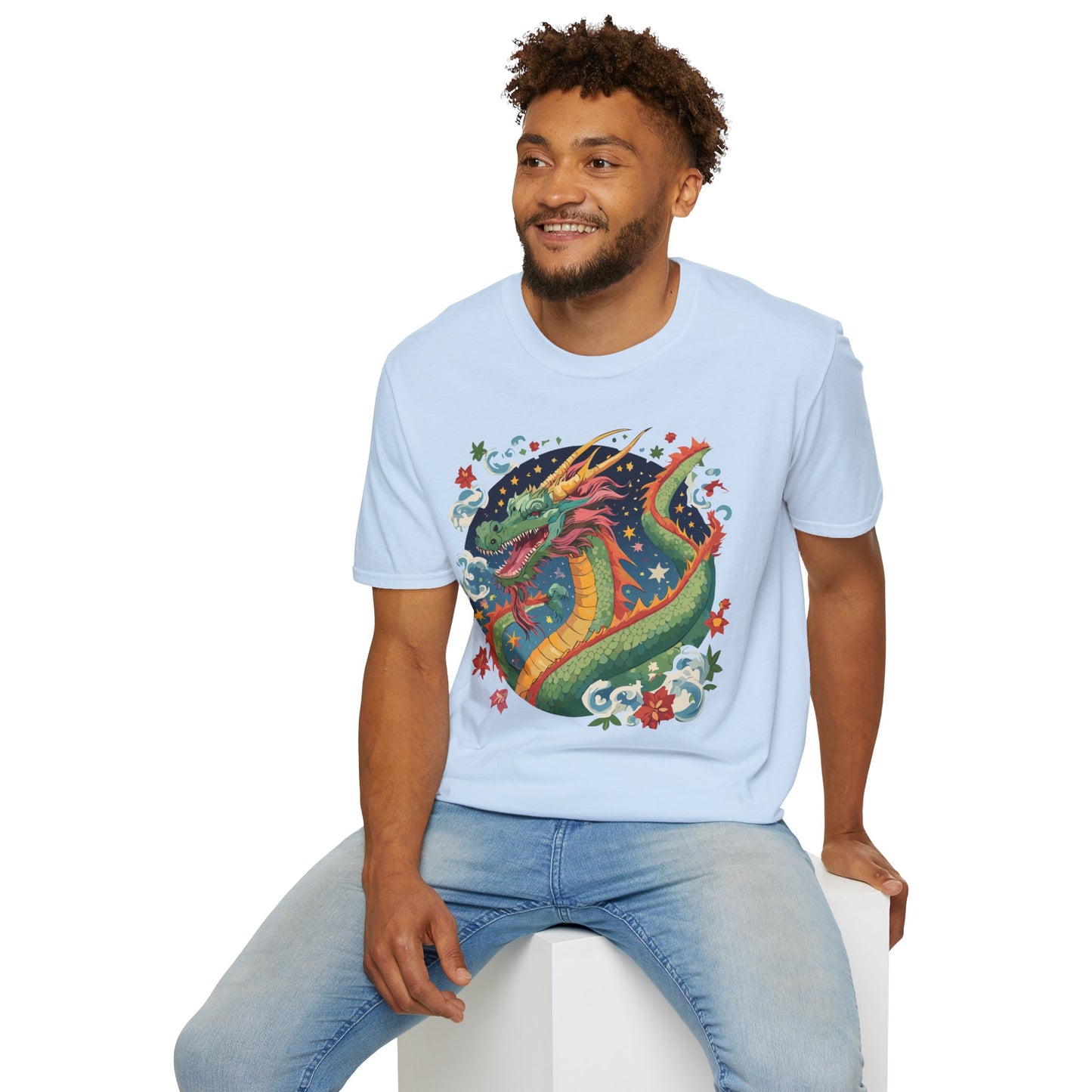 Dragon T Shirt, Dragon Shirt, Shirt with Animals, Animal Shirt