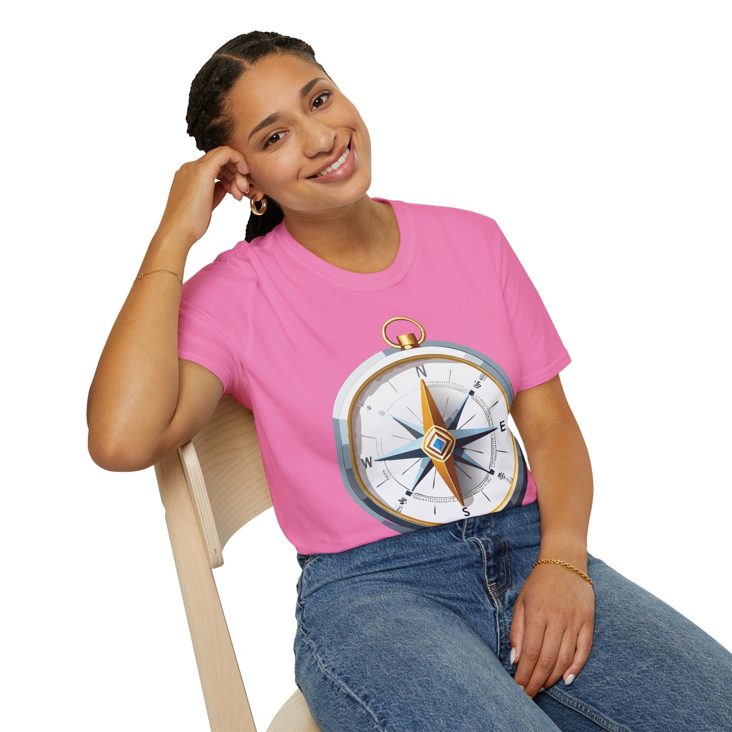 Compass T Shirt, Compass Shirt, Shirt with Compass, Navigator Shirt