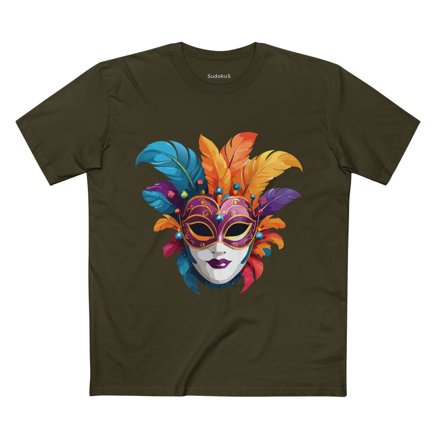 Mask Shirt, Shirt with Face - SudokuS