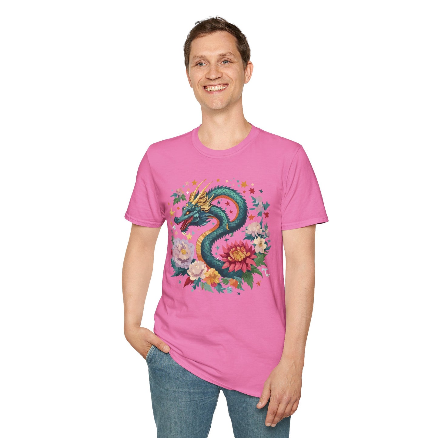 Dragon T Shirt, Dragon Shirt, Shirt with Animals, Animal Shirt