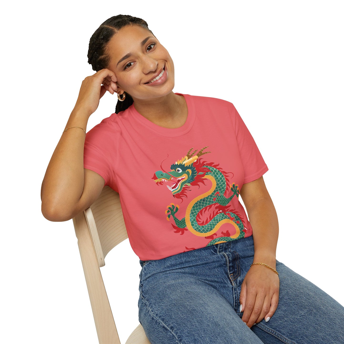 Dragon T Shirt, Dragon Shirt, Shirt with Animals, Animal Shirt