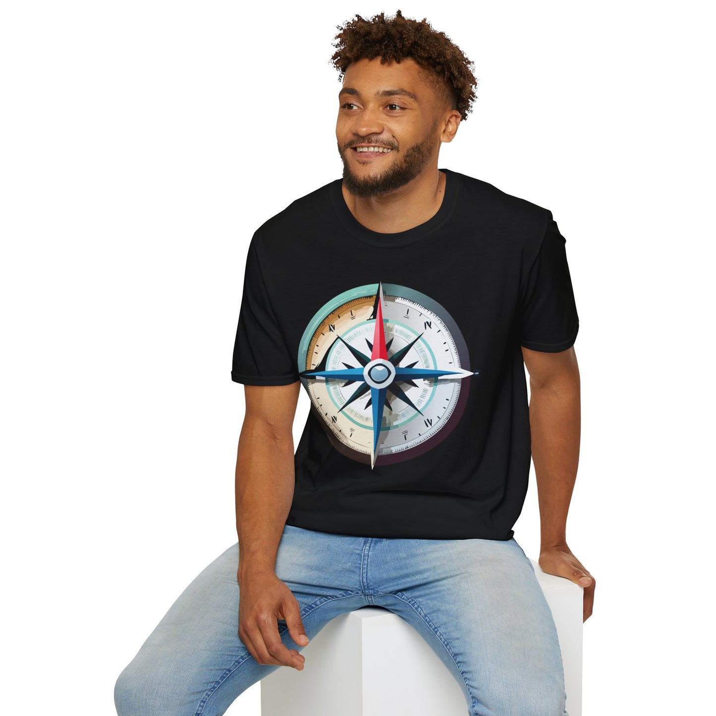 Compass T Shirt, Compass Shirt, Shirt with Compass, Navigator Shirt