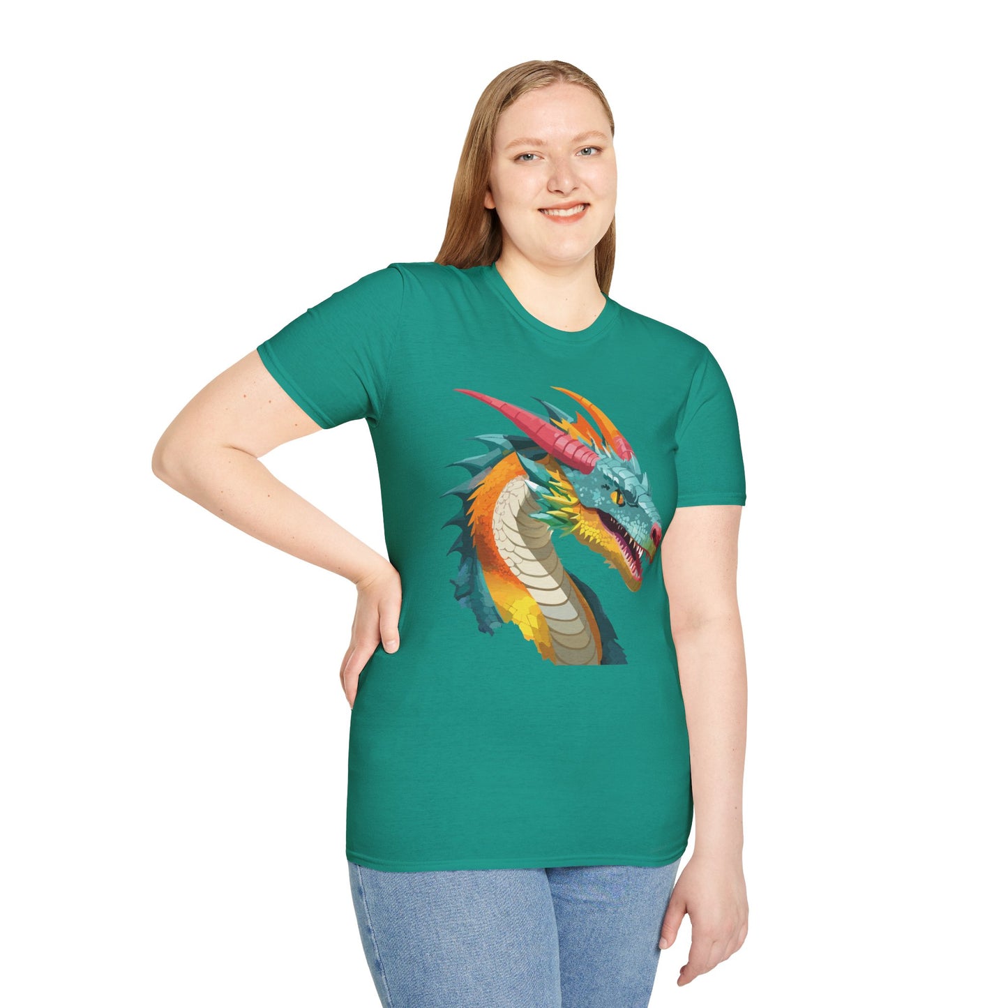 Dragon T Shirt, Dragon Shirt, Shirt with Animals, Animal Shirt