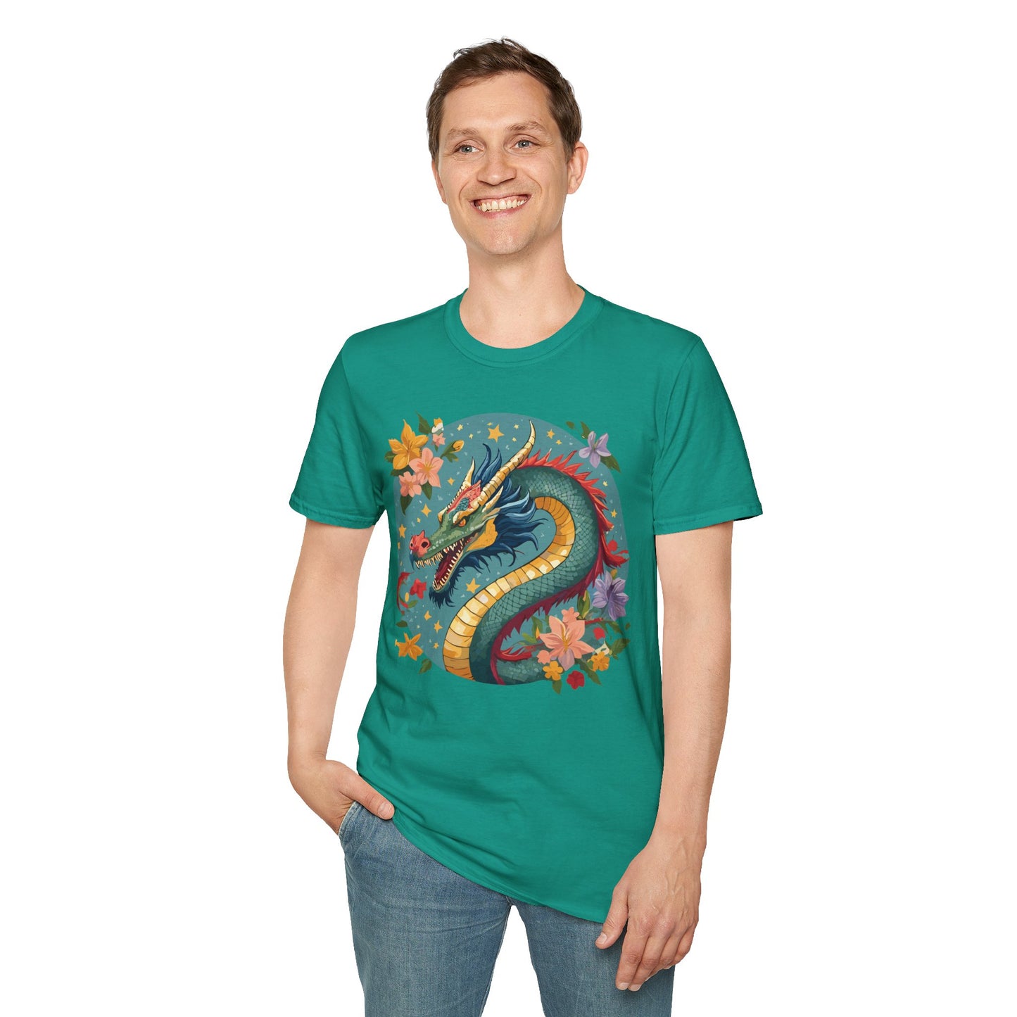 Dragon T Shirt, Dragon Shirt, Shirt with Animals, Animal Shirt