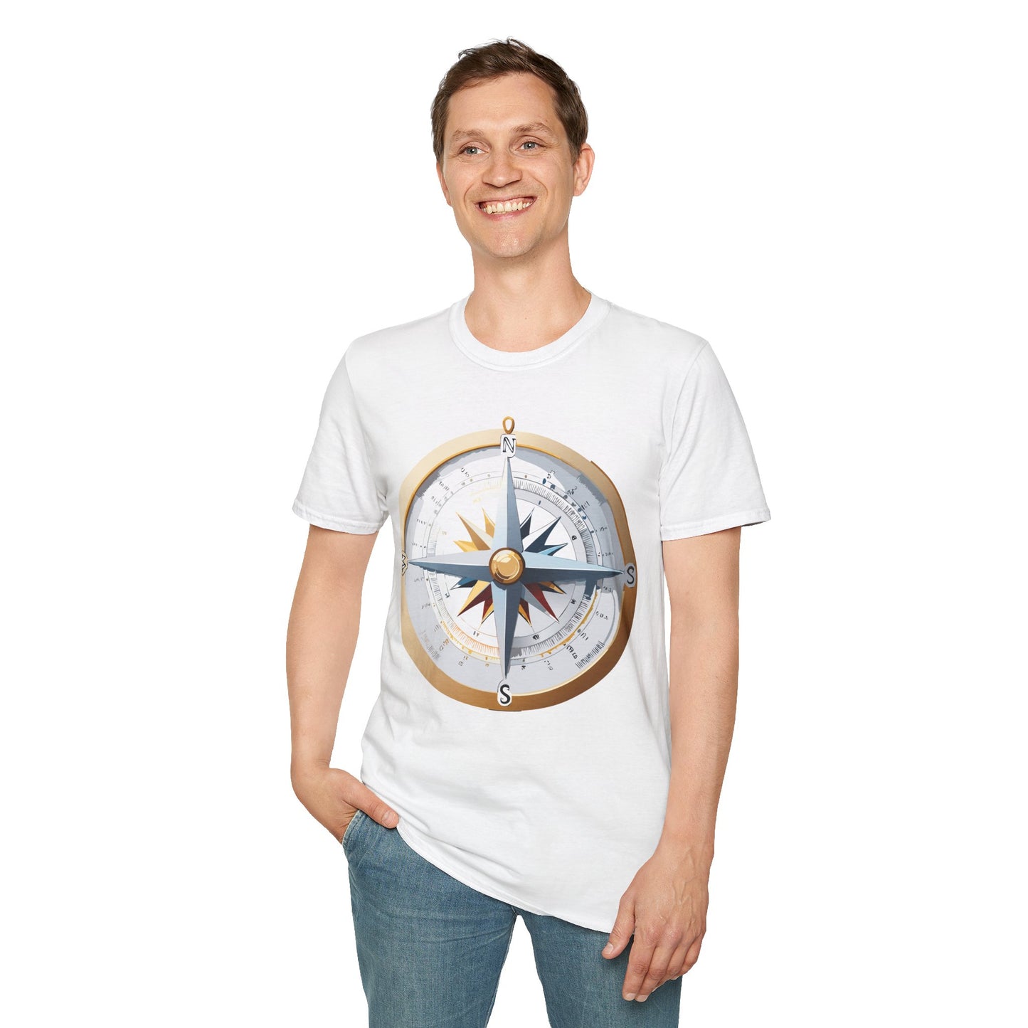Compass T Shirt, Compass Shirt, Shirt with Compass, Navigator Shirt