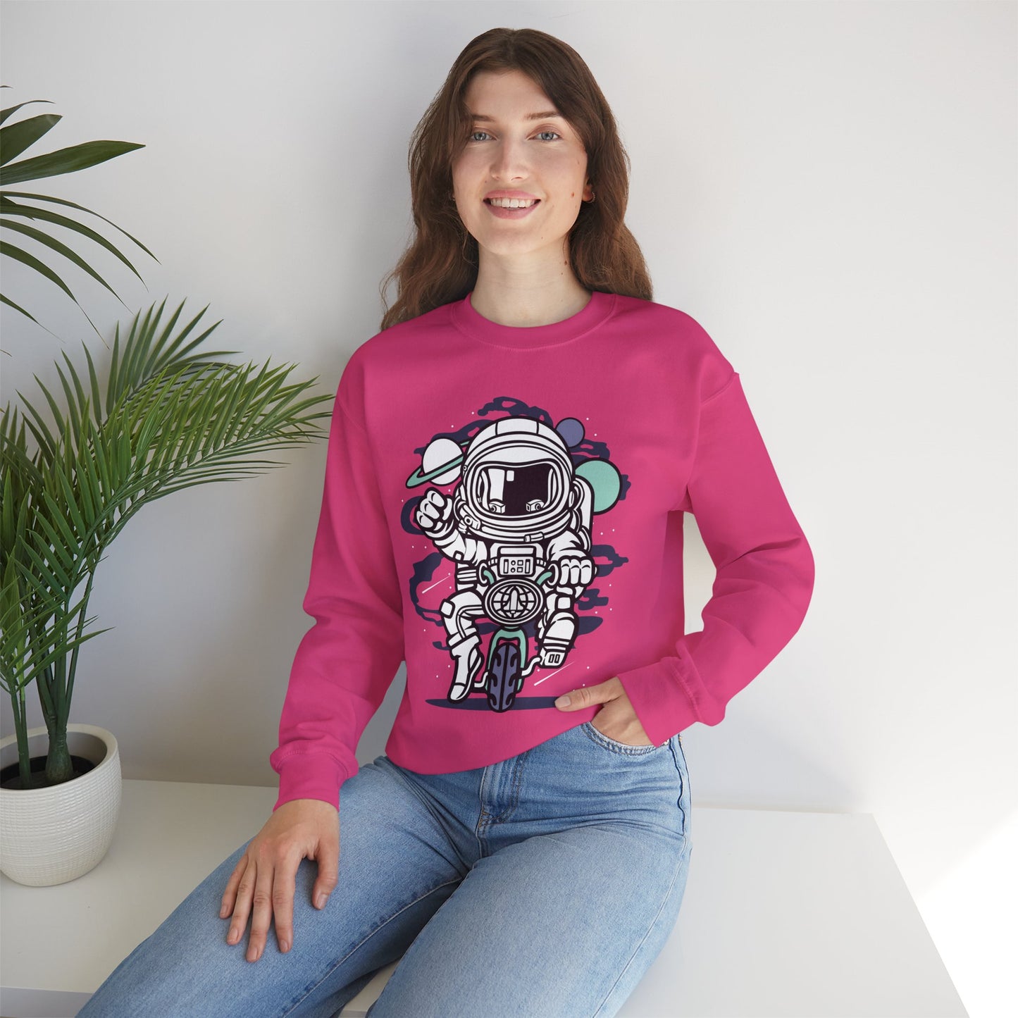 Space Shuttle Sweatshirt, Cosmic Sweatshirt, Astronaut Sweatshirt, Space Cosmic Sweatshirt