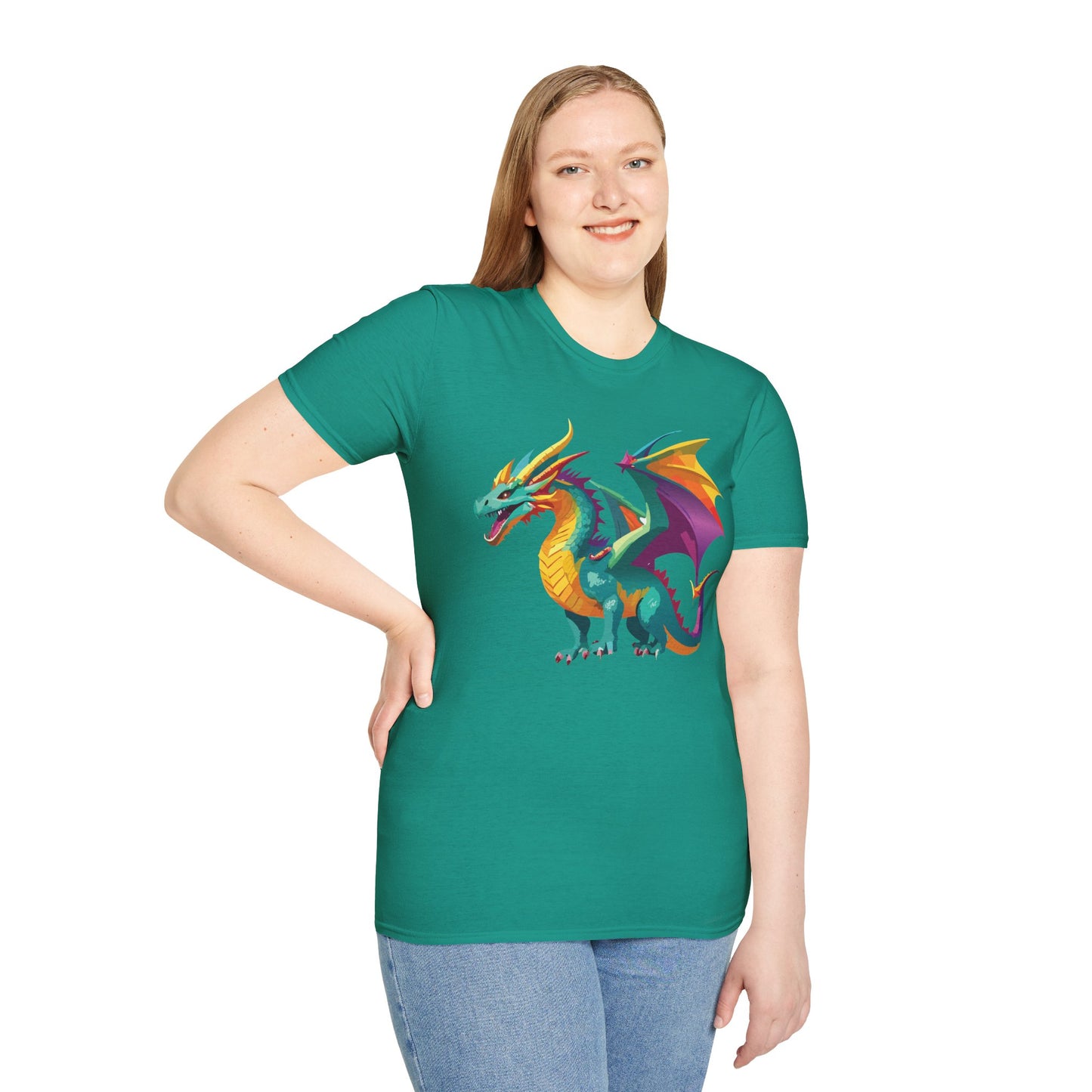 Dragon T Shirt, Dragon Shirt, Shirt with Animals, Animal Shirt