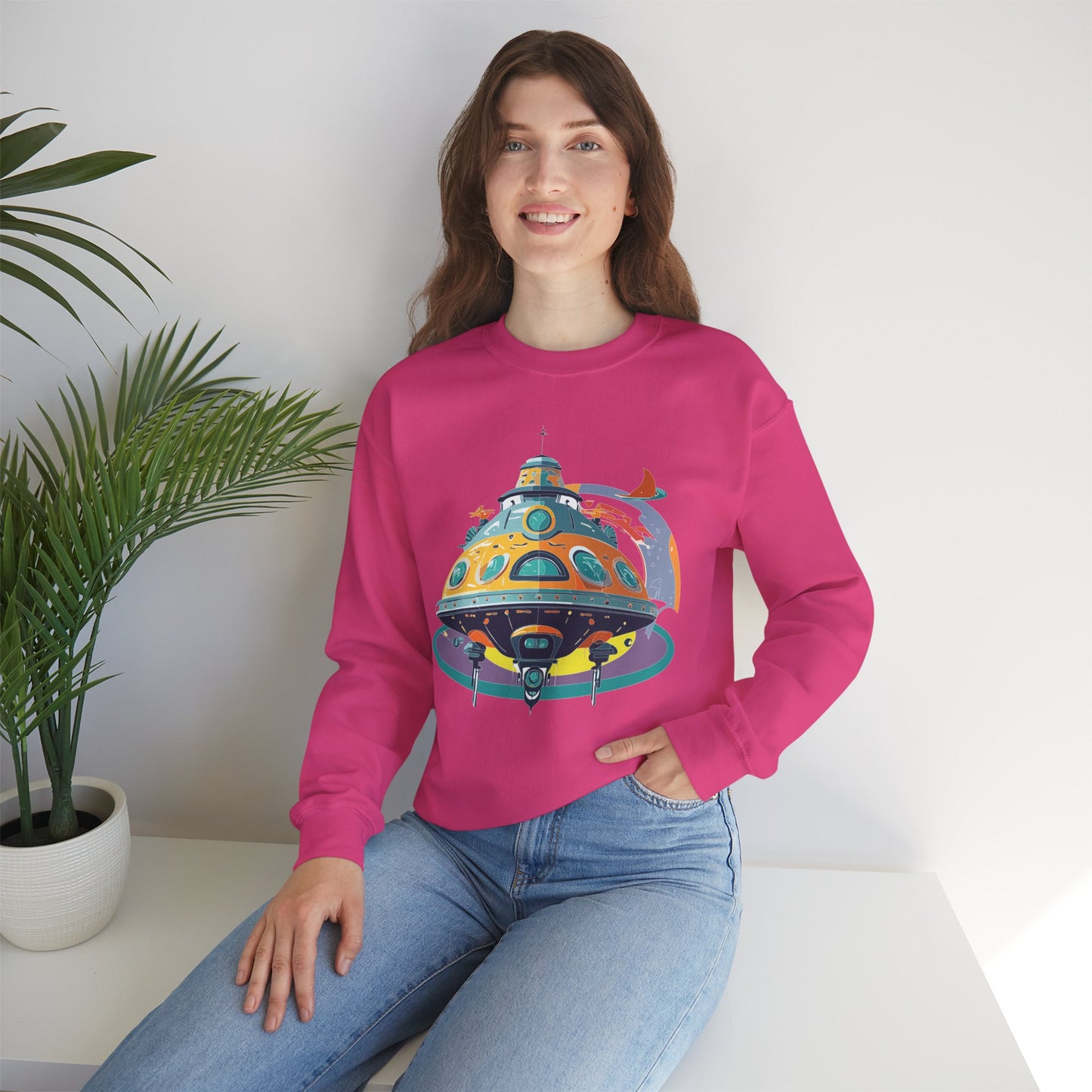 Space Shuttle Sweatshirt, Cosmic Sweatshirt, Astronaut Sweatshirt, Space Cosmic Sweatshirt